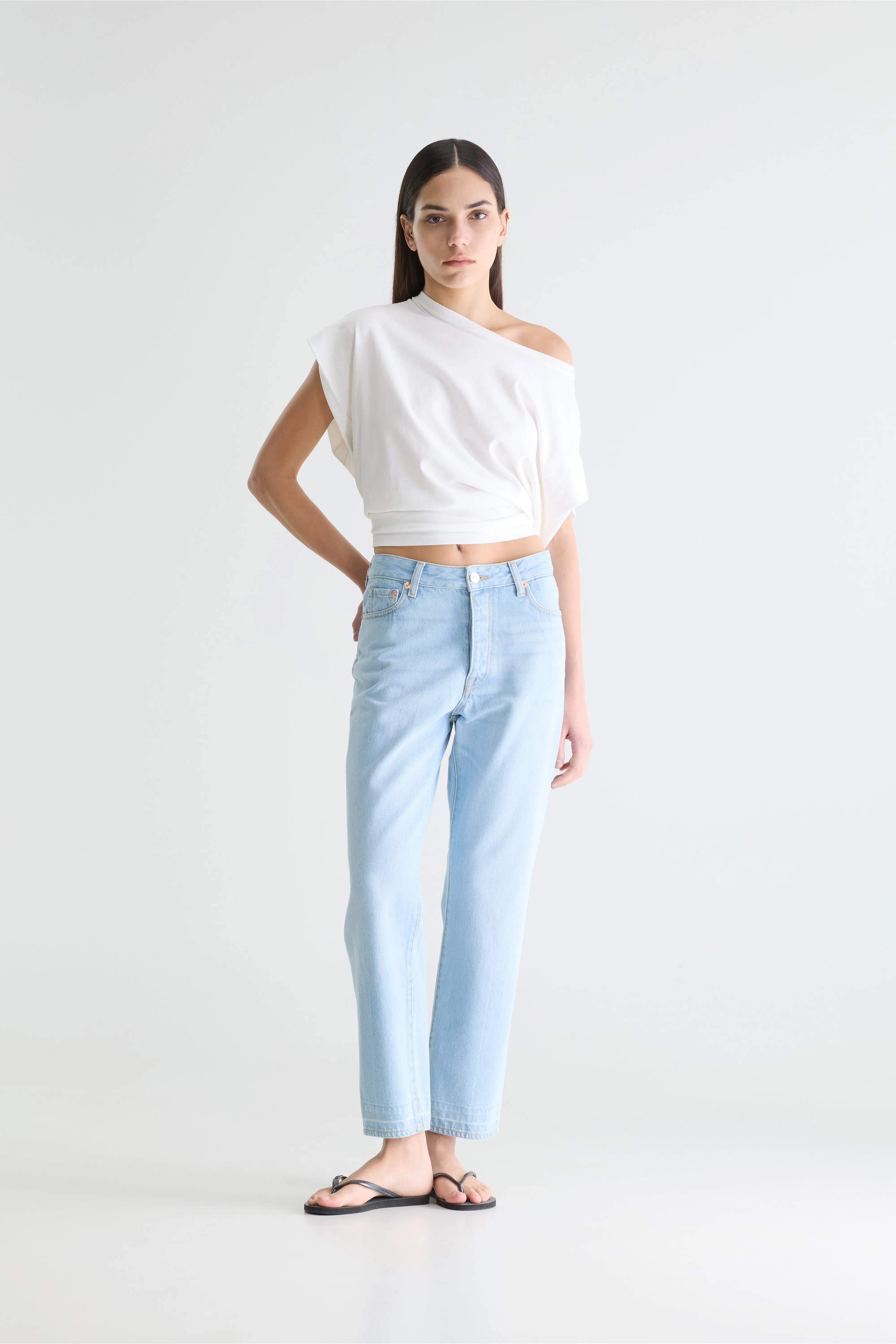 Denim N. 61 Wijde Jeans - Vintage lt blue Voor Dames | Bellerose