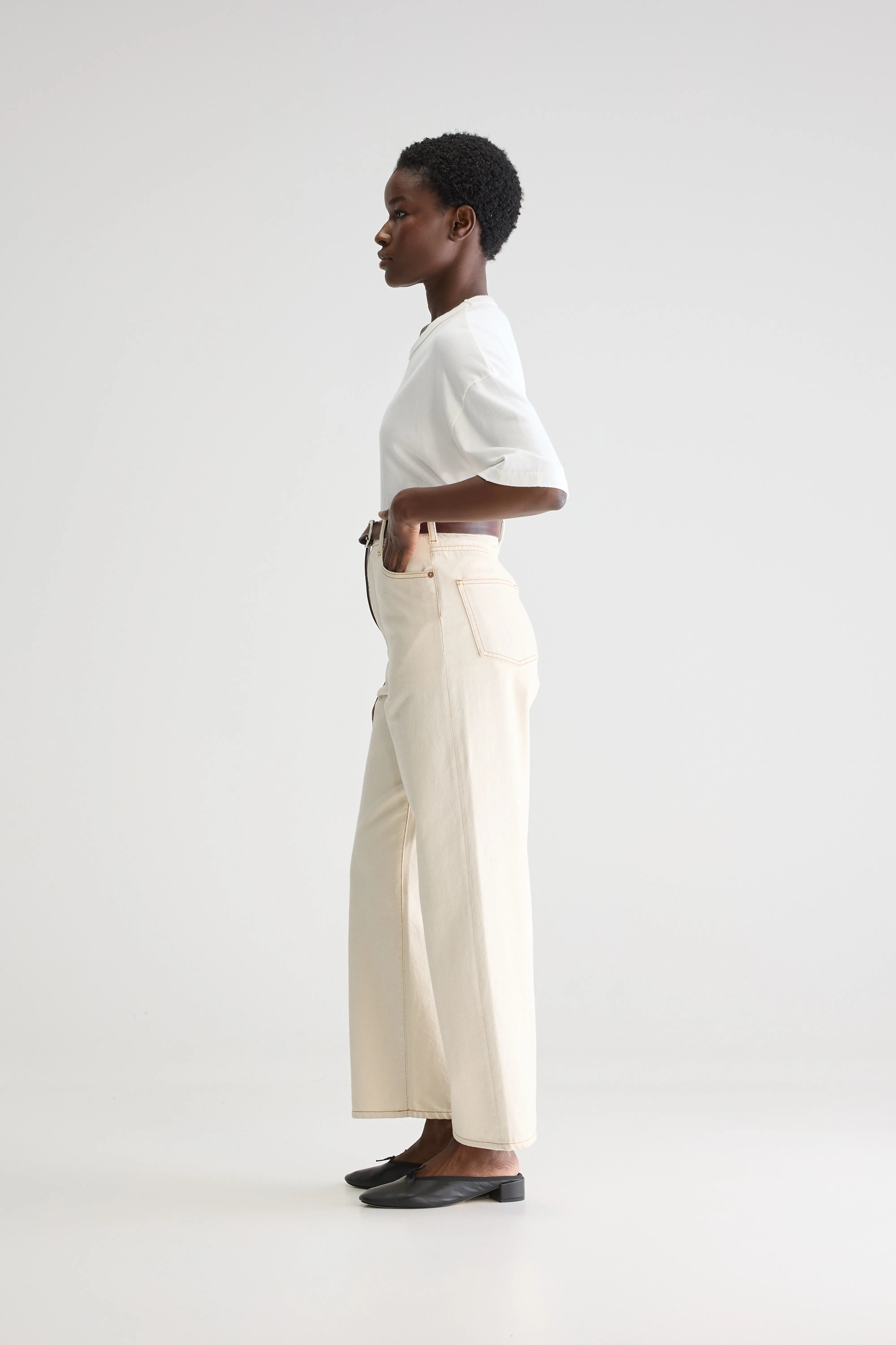 Denim N. 61 wide jeans (252 / W / NATURAL)