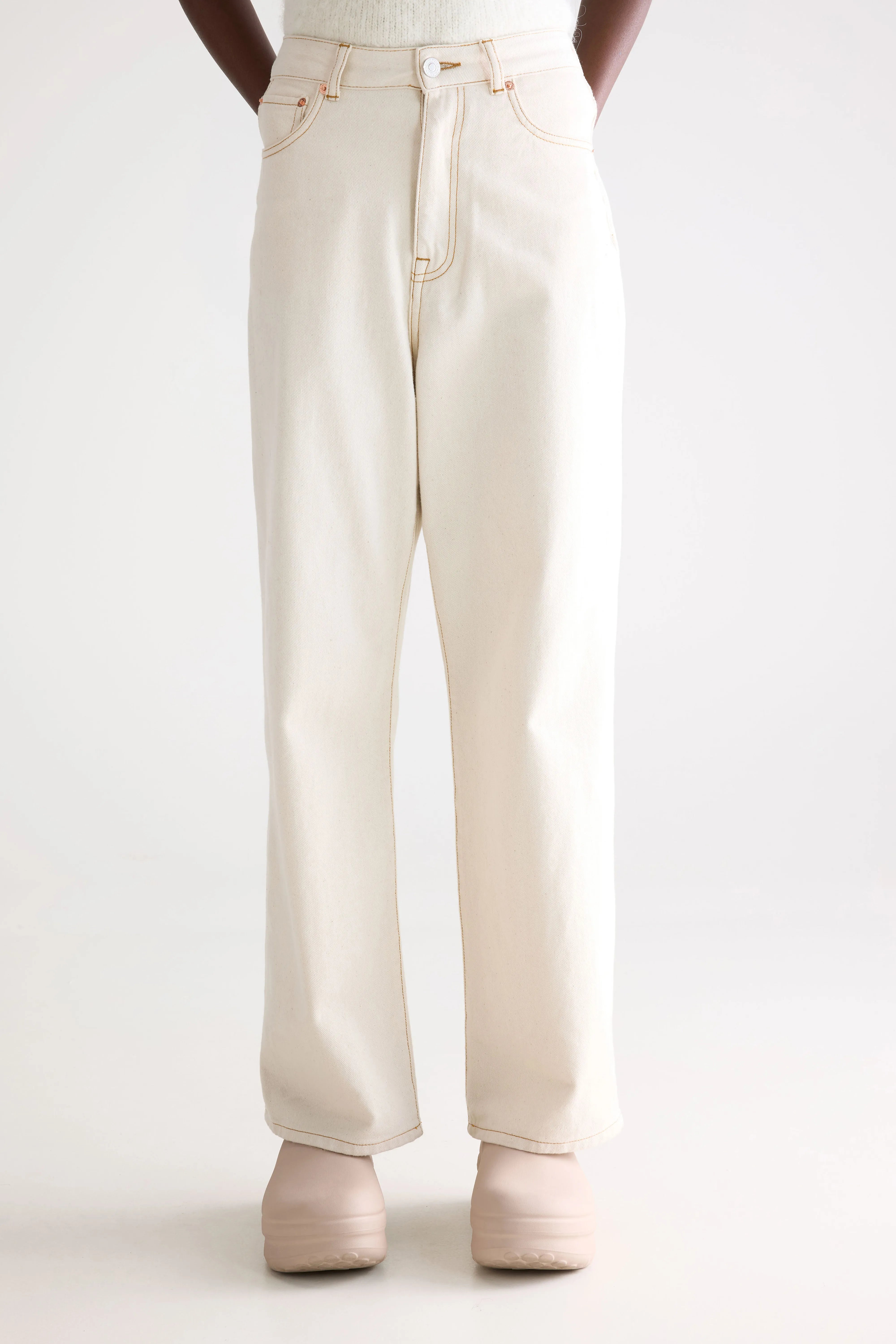 Denim N. 61 Wide Jeans - Natural For Women | Bellerose
