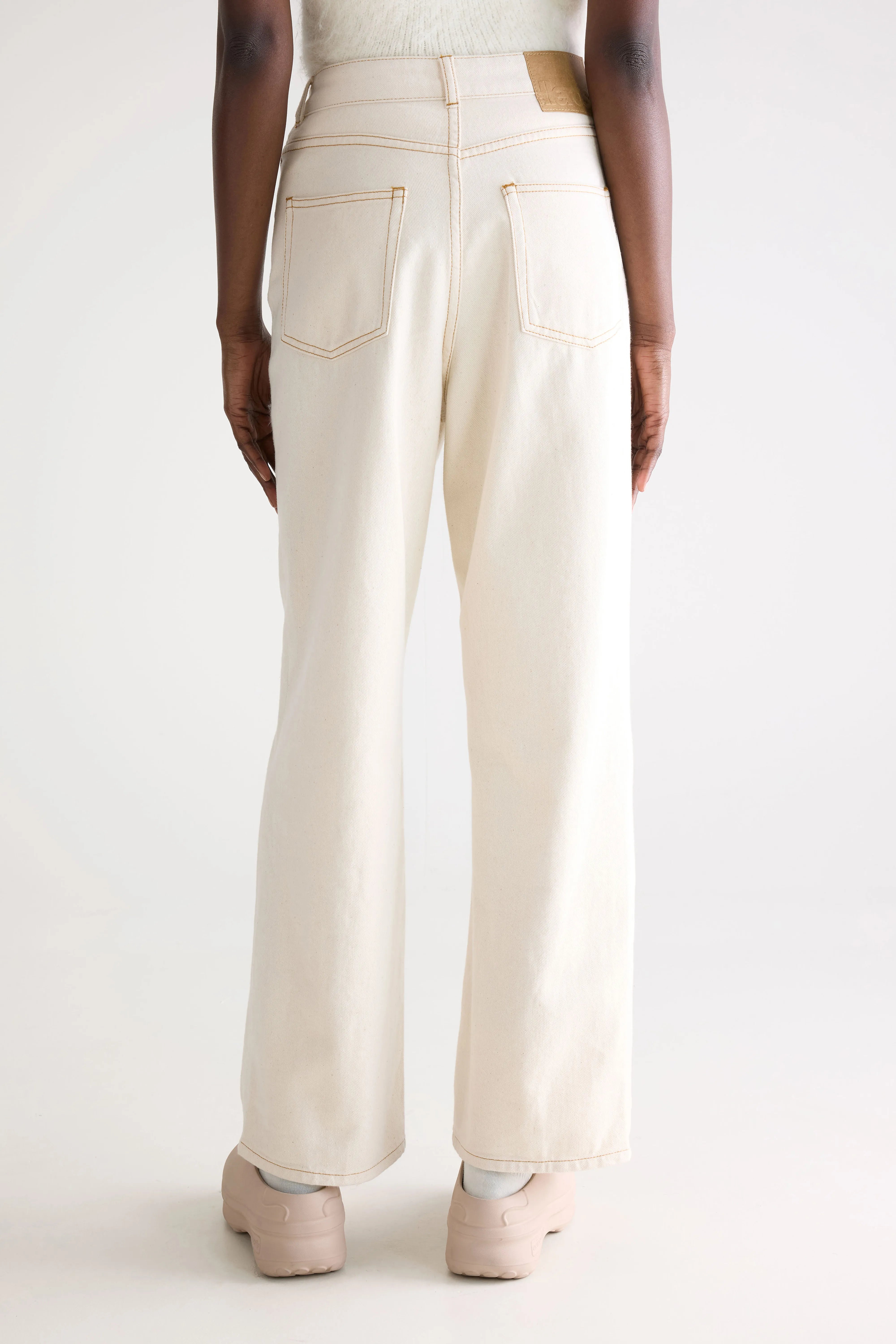 Denim N. 61 Wide Jeans - Natural For Women | Bellerose