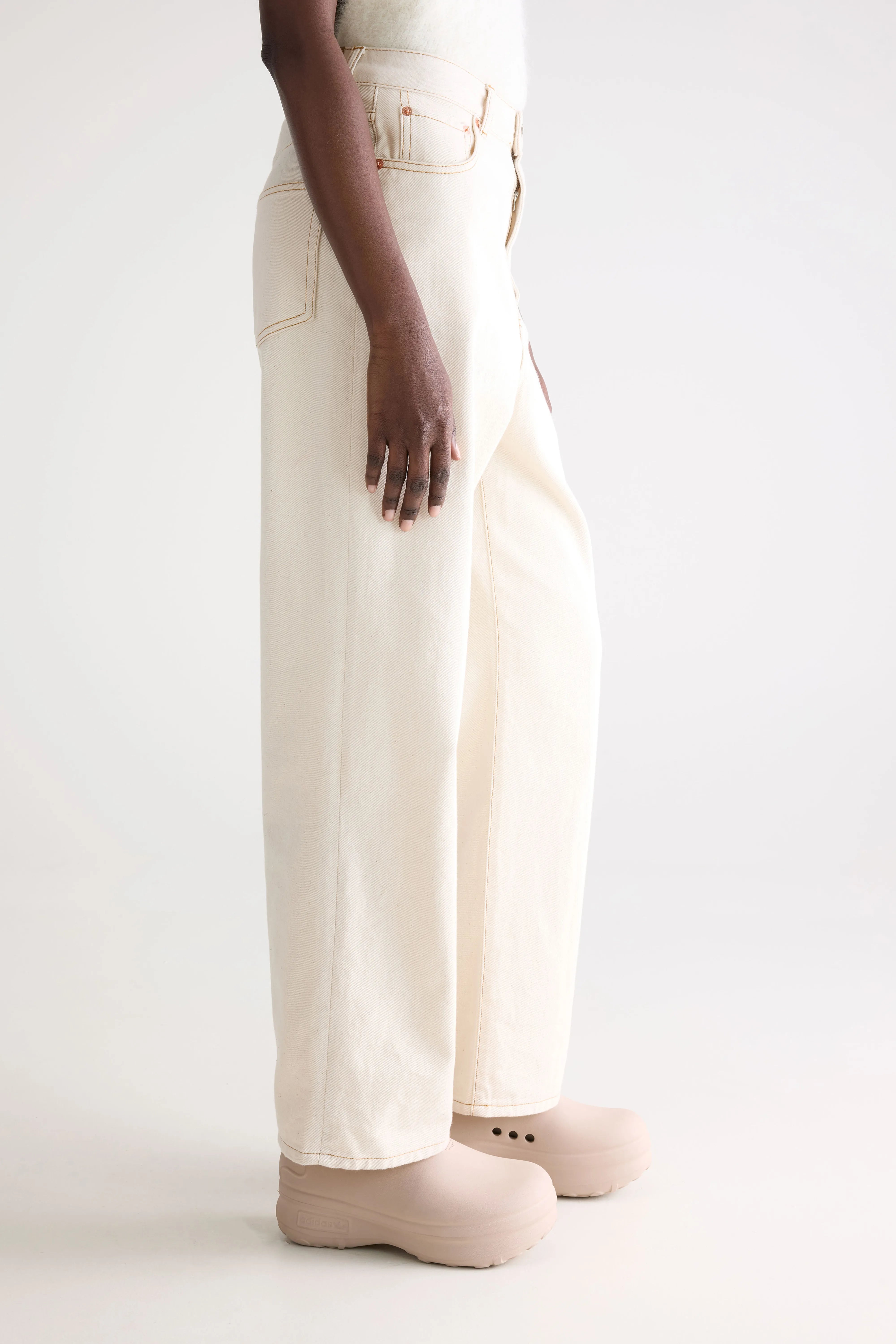 Denim N. 61 Wide Jeans - Natural For Women | Bellerose