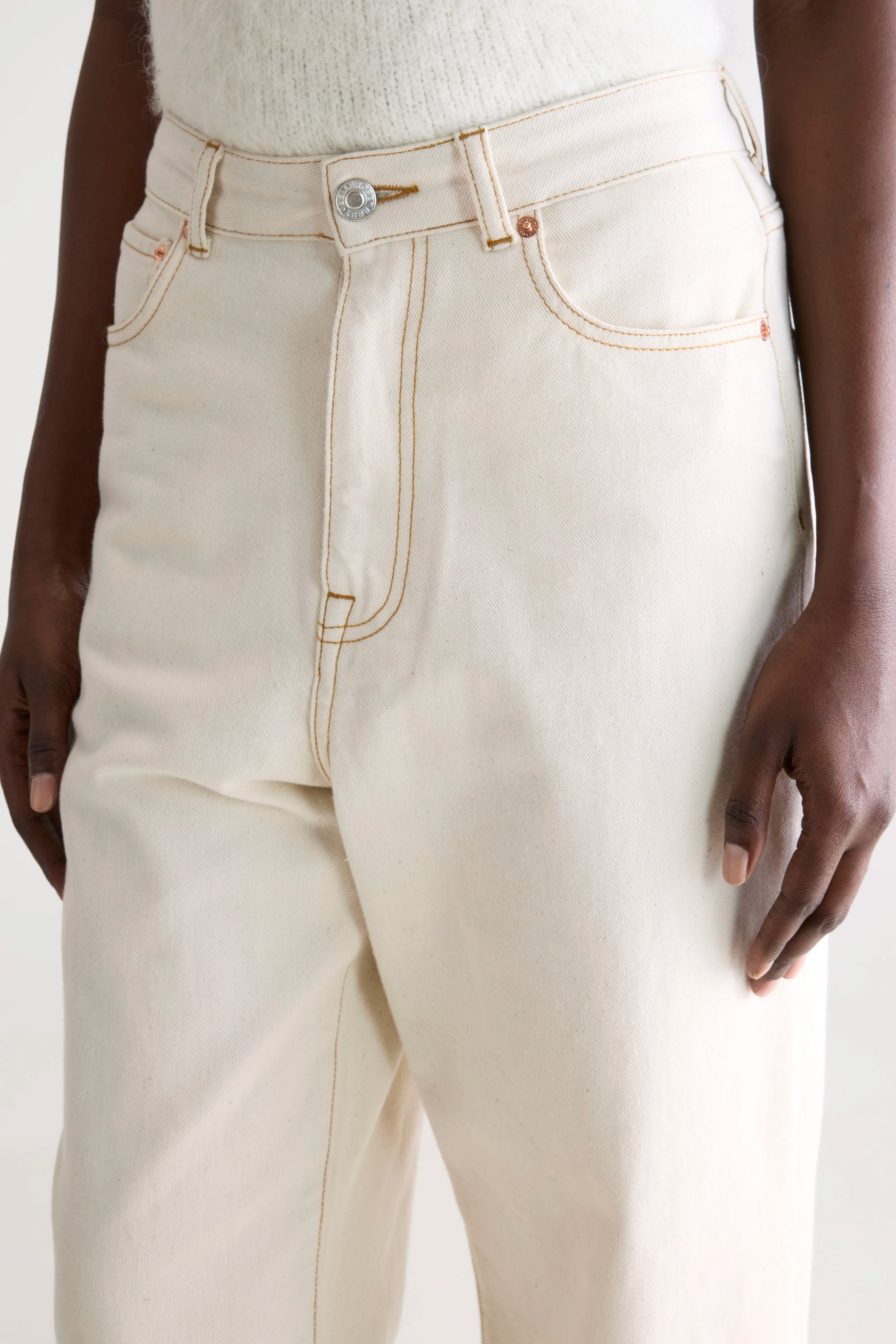 Denim N. 61 wijde jeans (252 / W / NATURAL)
