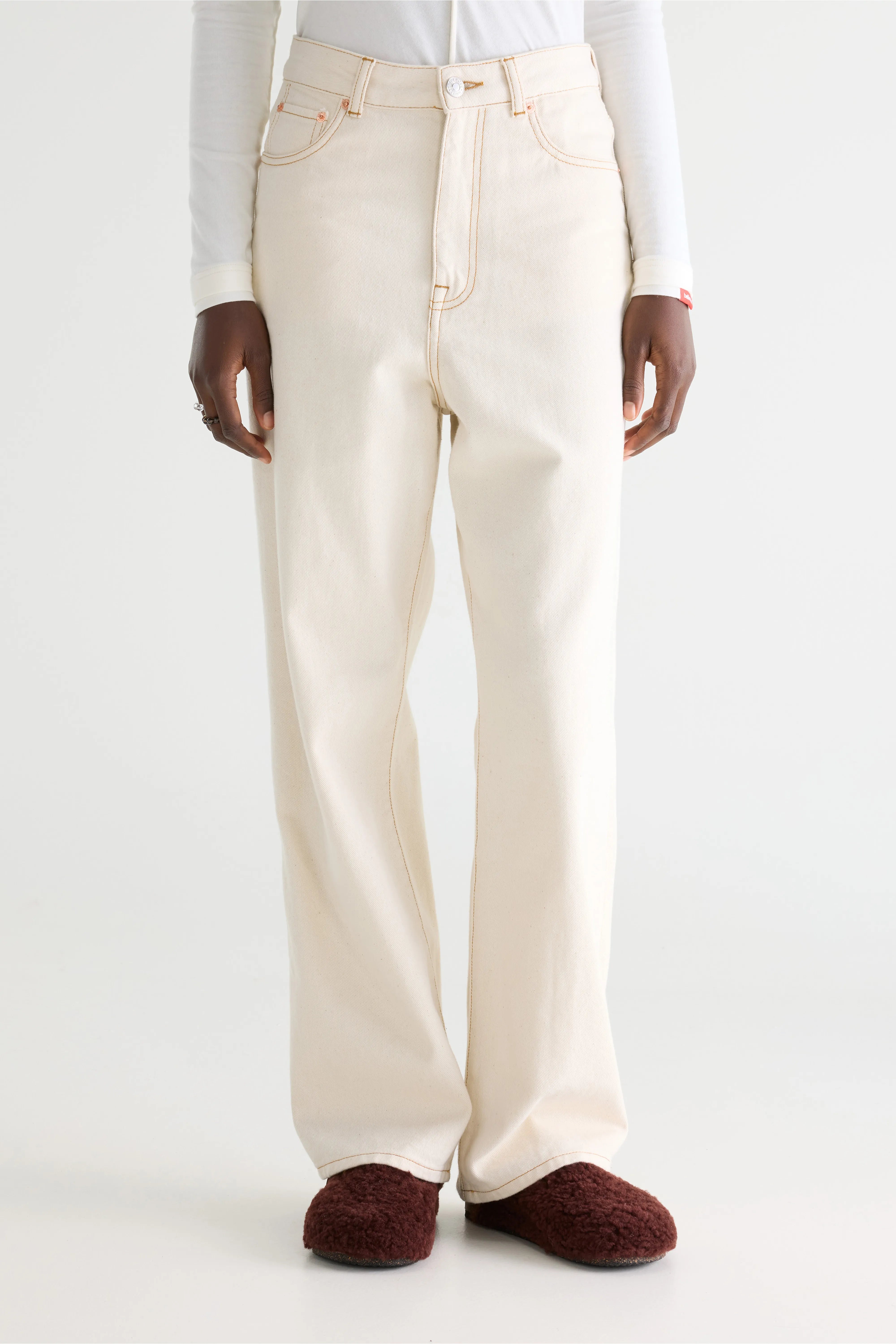 Denim N. 61 Wijde Jeans - Natural Voor Dames | Bellerose