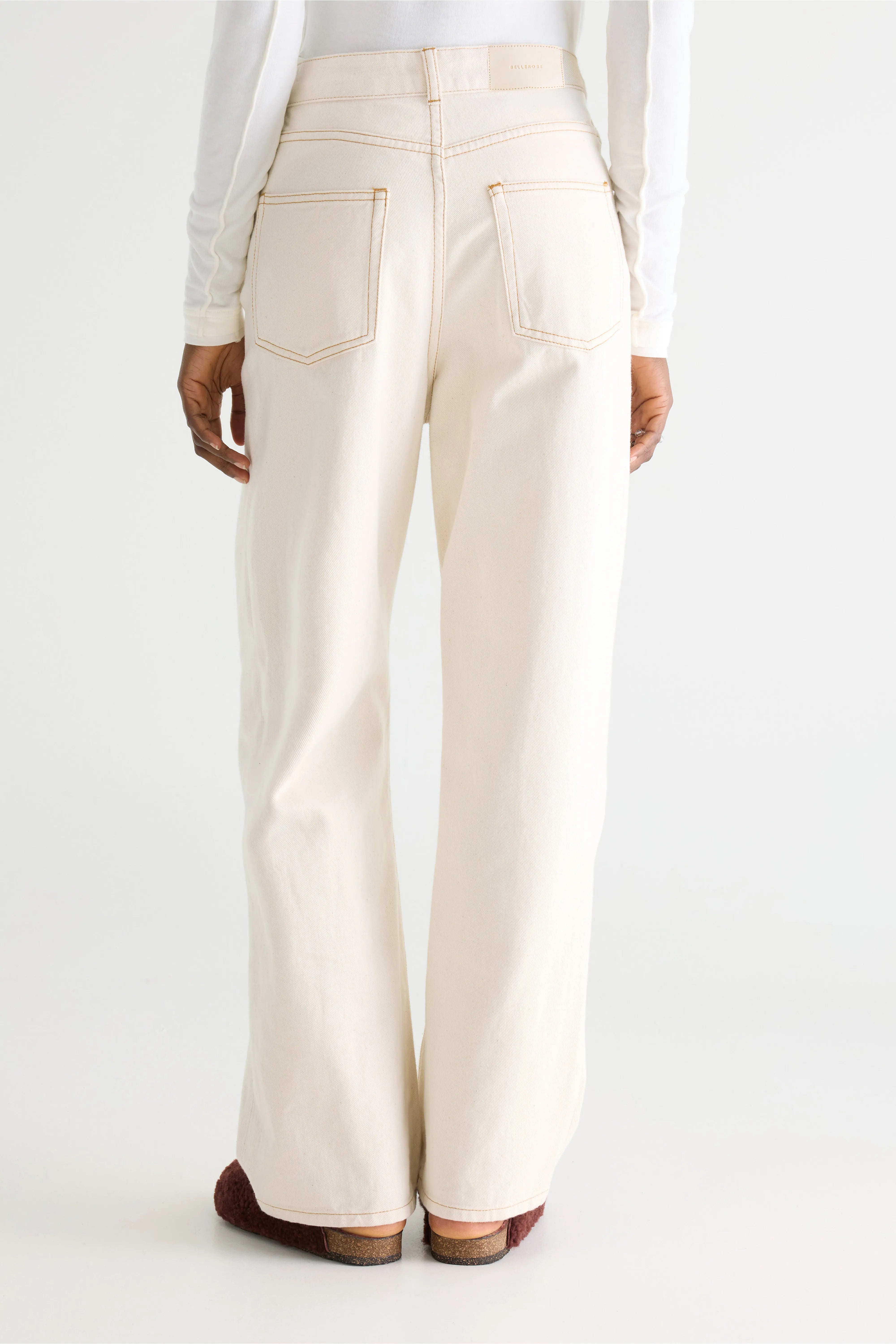 Denim N. 61 Wijde Jeans - Natural Voor Dames | Bellerose