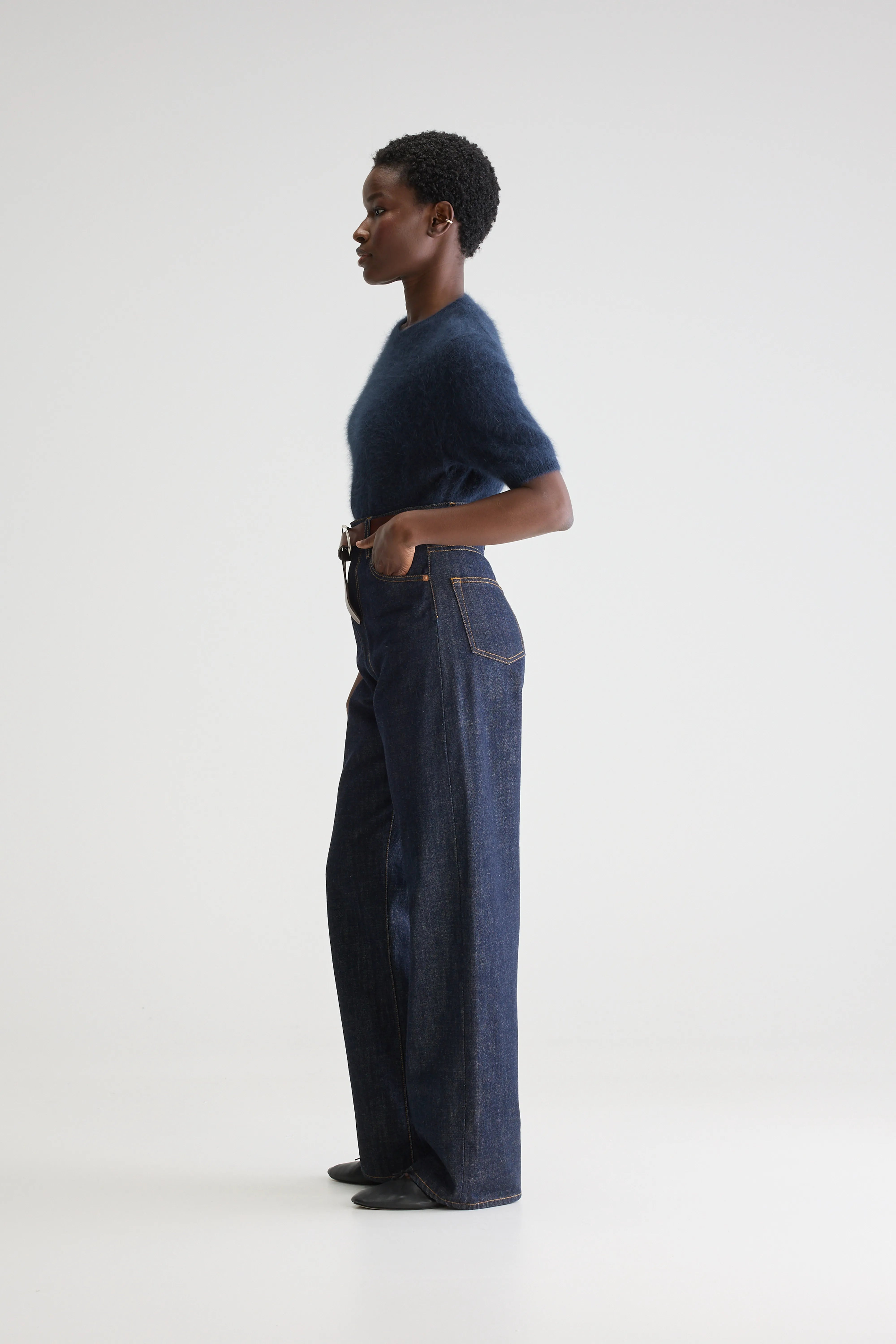Denim N. 61 wide jeans (252 / W / BLUE RINSE)