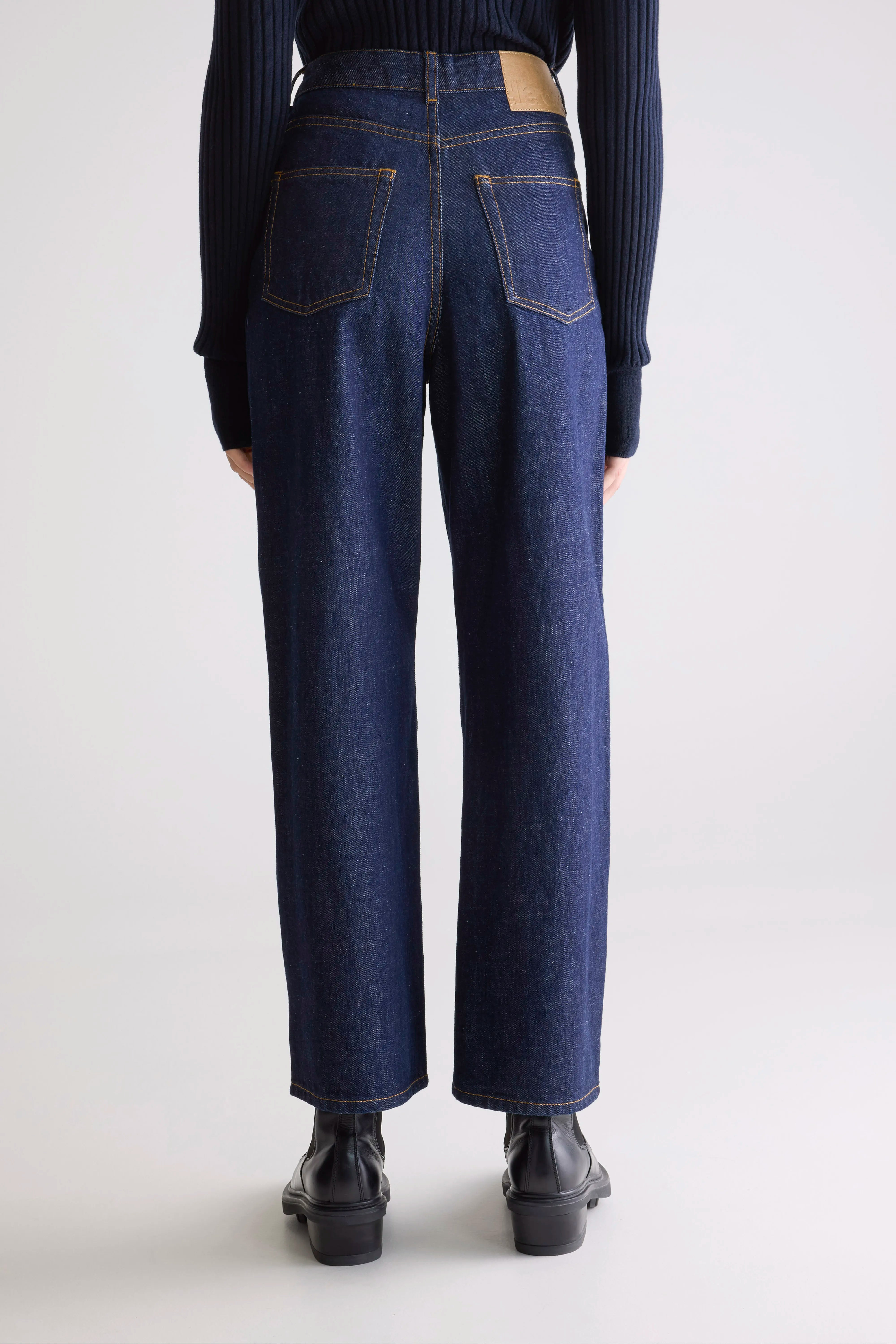 Denim N. 61 Wide Jeans - Blue rinse For Women | Bellerose