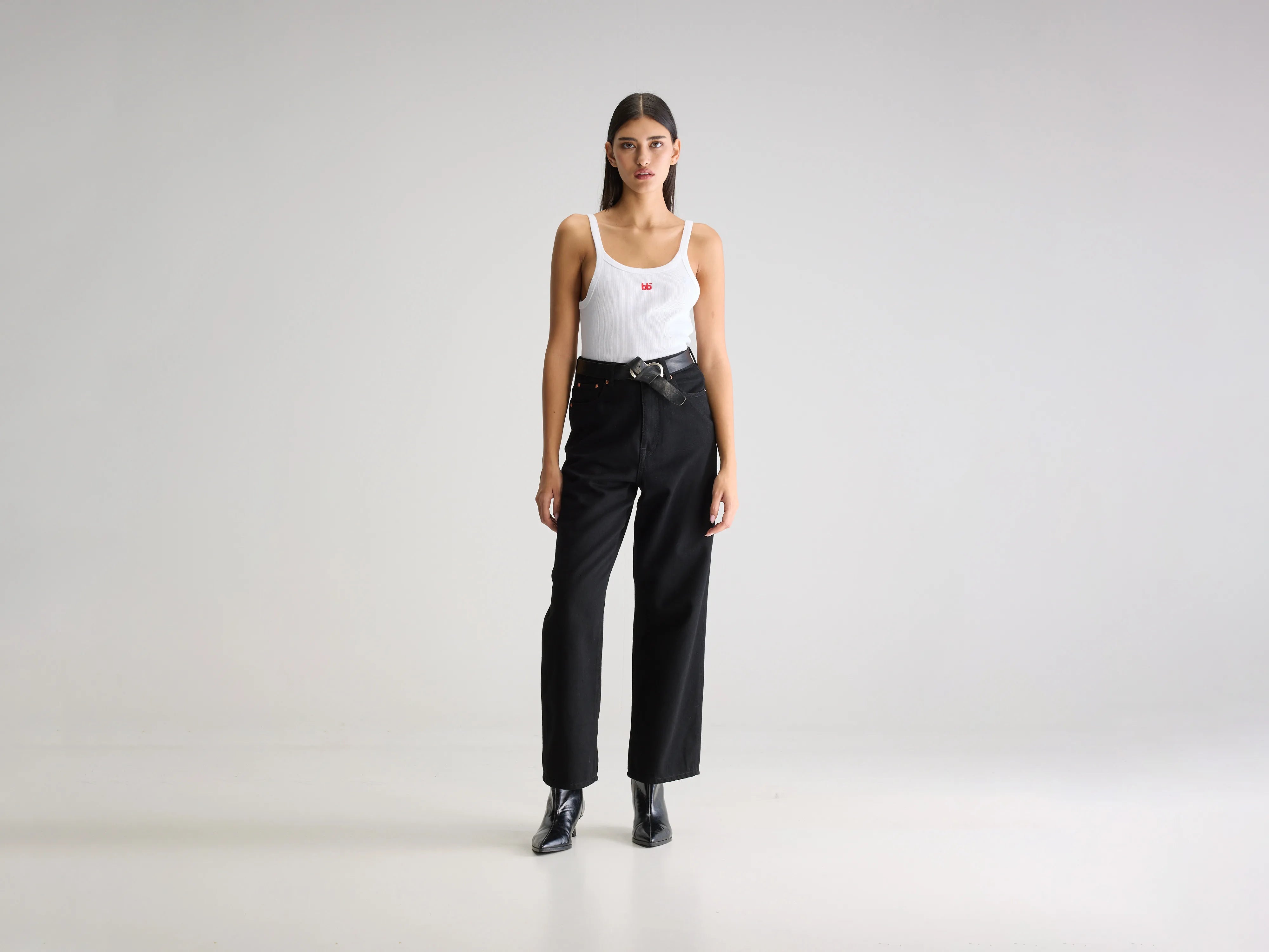 Denim N. 61 wide jeans (252 / W / BLACK RINSE)