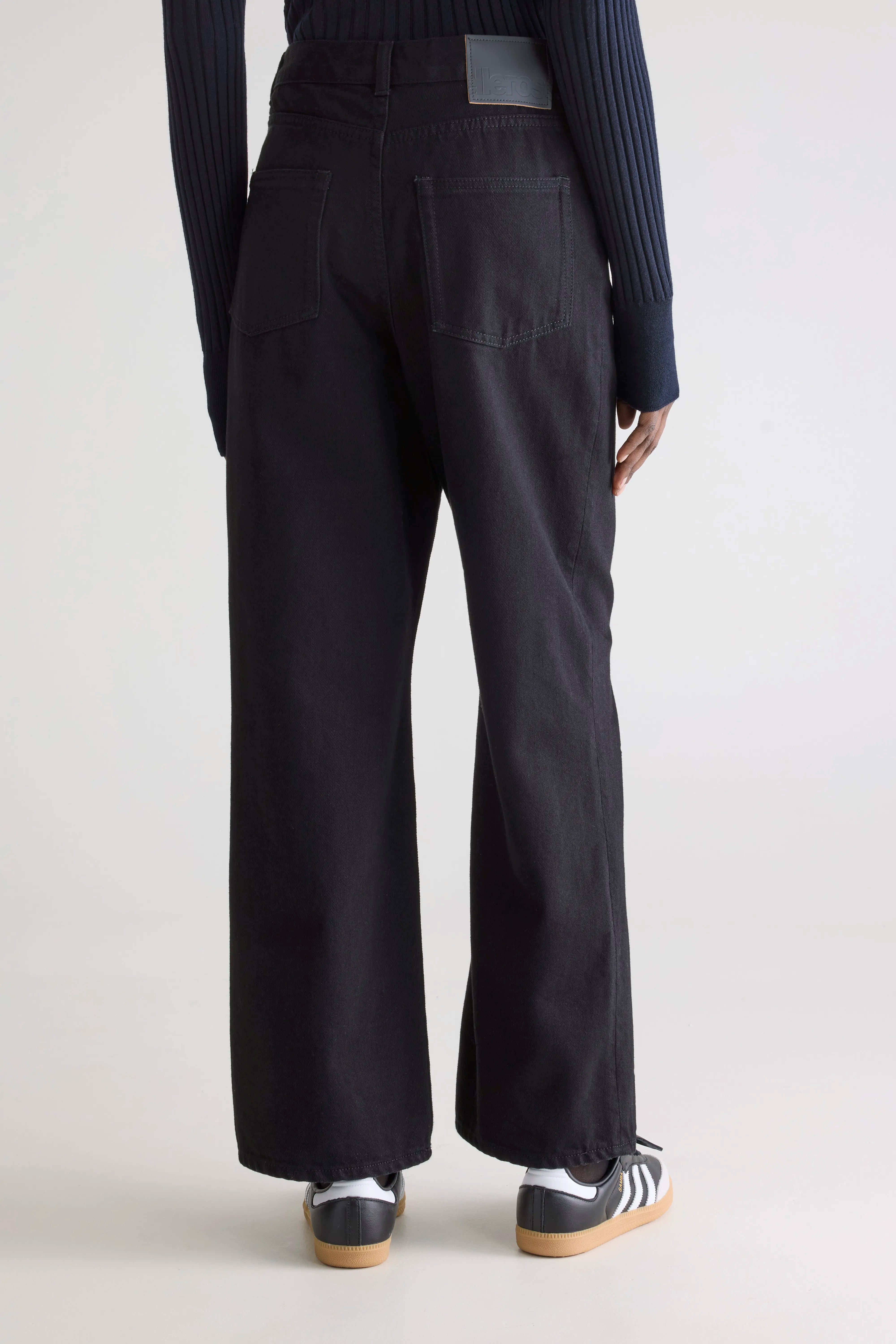 Denim N. 61 Wide Jeans - Black rinse For Women | Bellerose