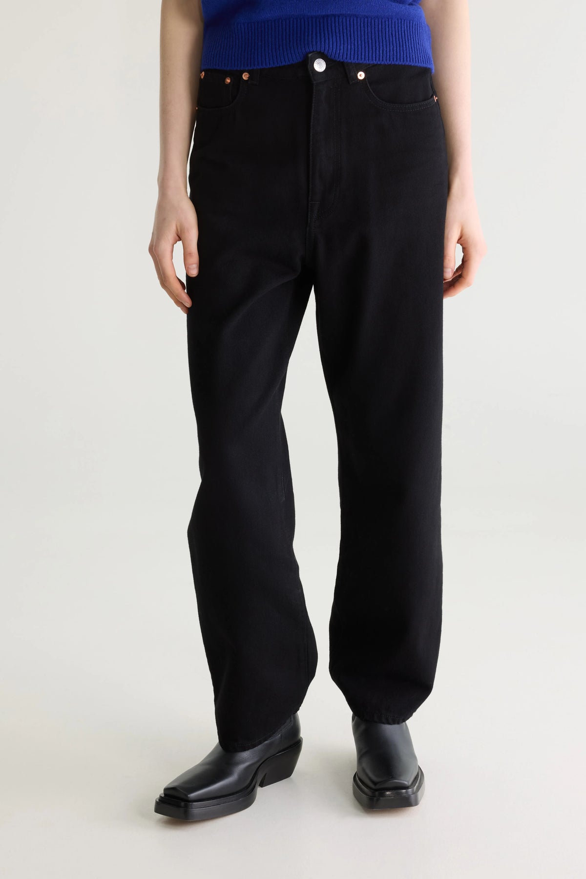 Denim N. 61 - Wide Jeans - Black rinse For Women | Bellerose