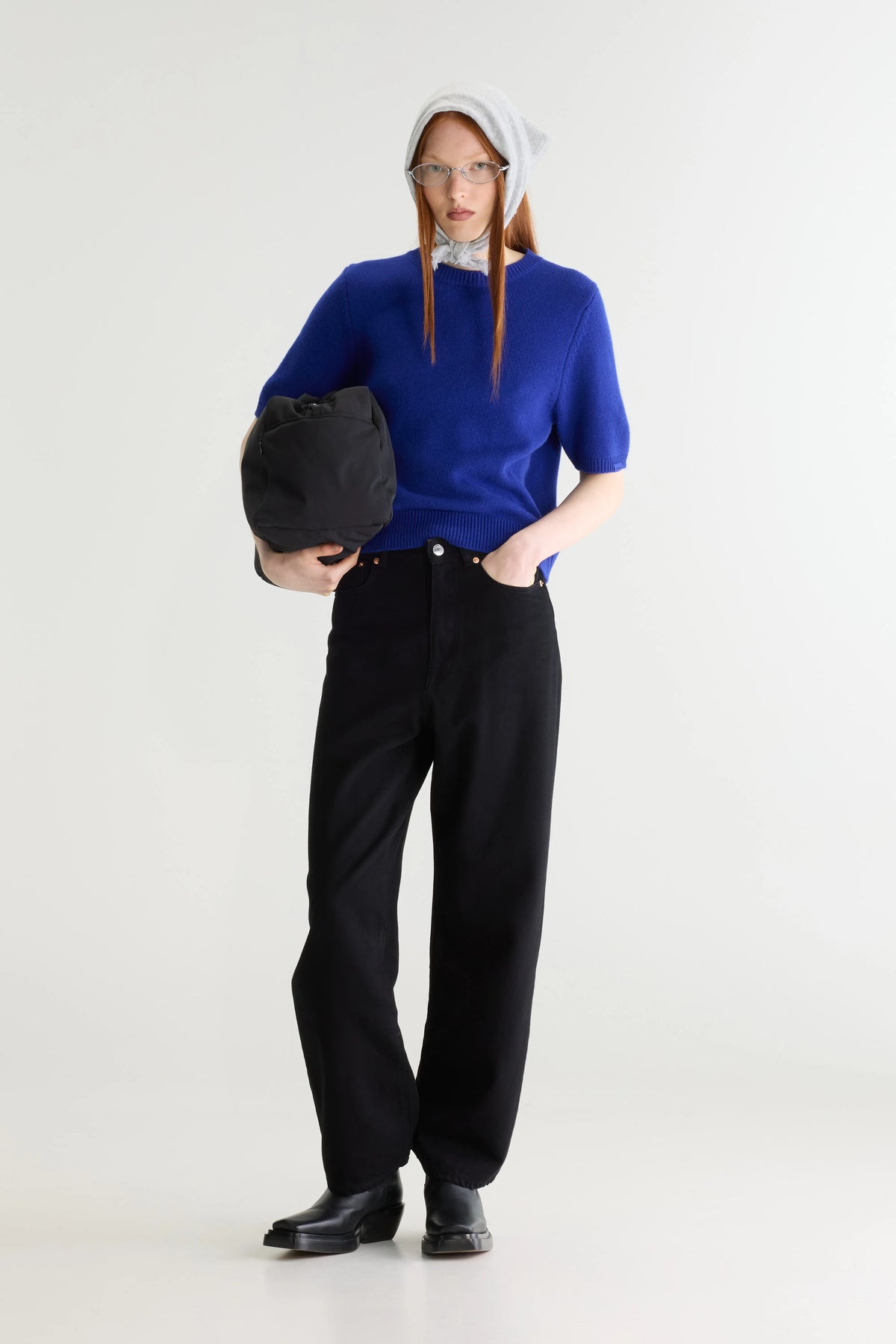 Jean Large - Denim N. 61 - Black rinse Pour Femme | Bellerose