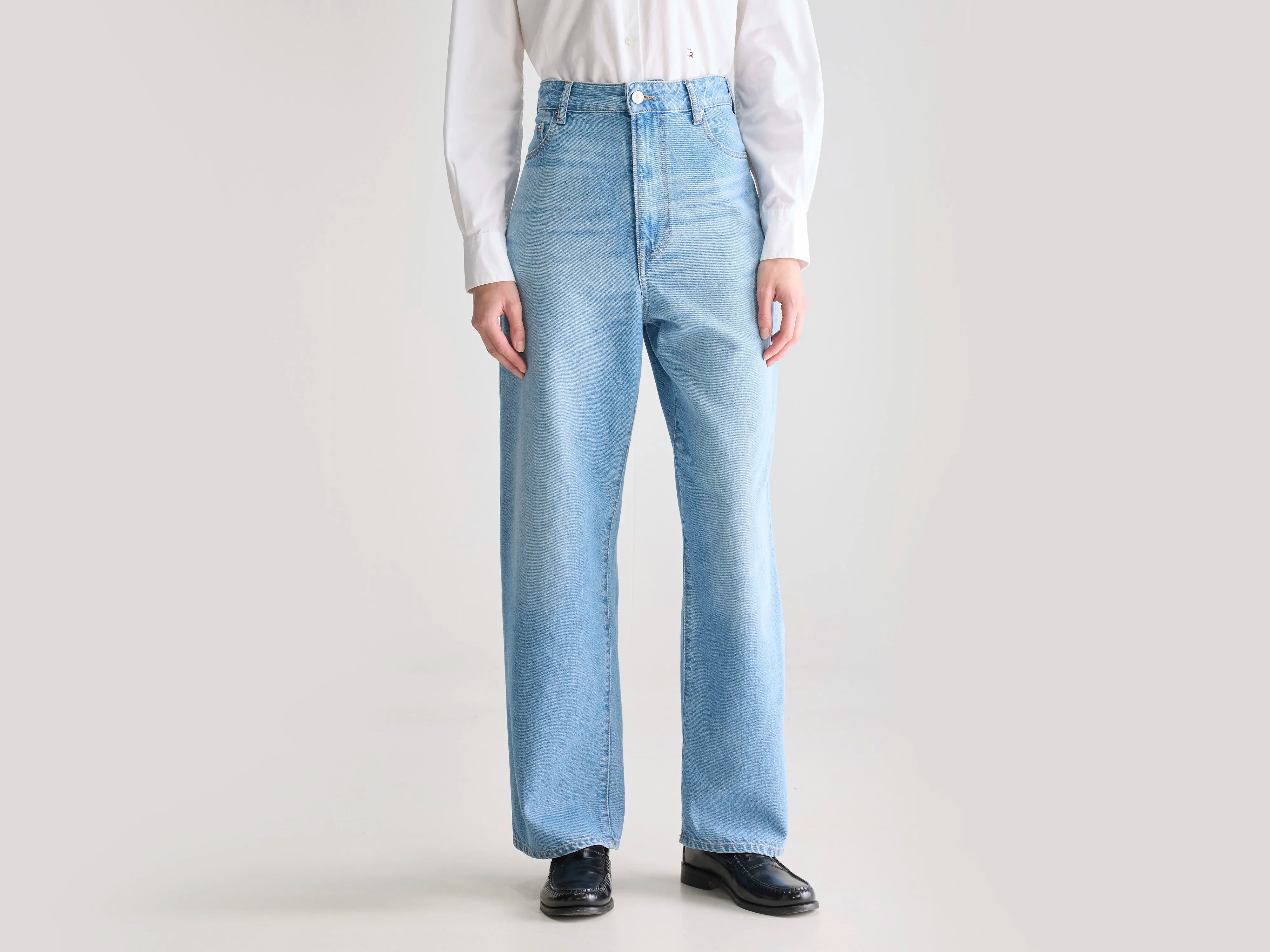 Denim N. 61 wide jeans (252 / W / VINTAGE LT BLUE)