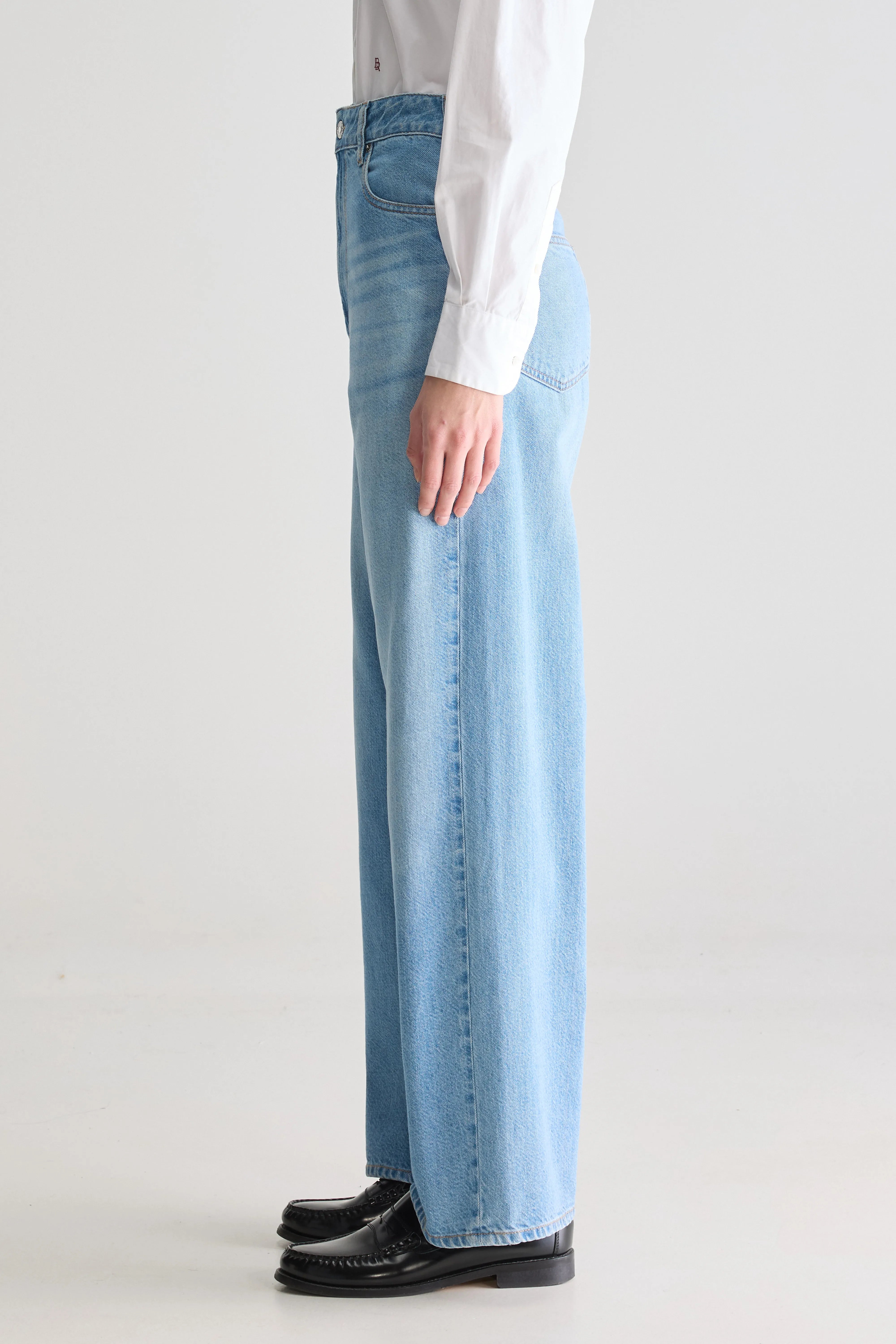 Denim N. 61 Wide Jeans - Vintage lt blue For Women | Bellerose