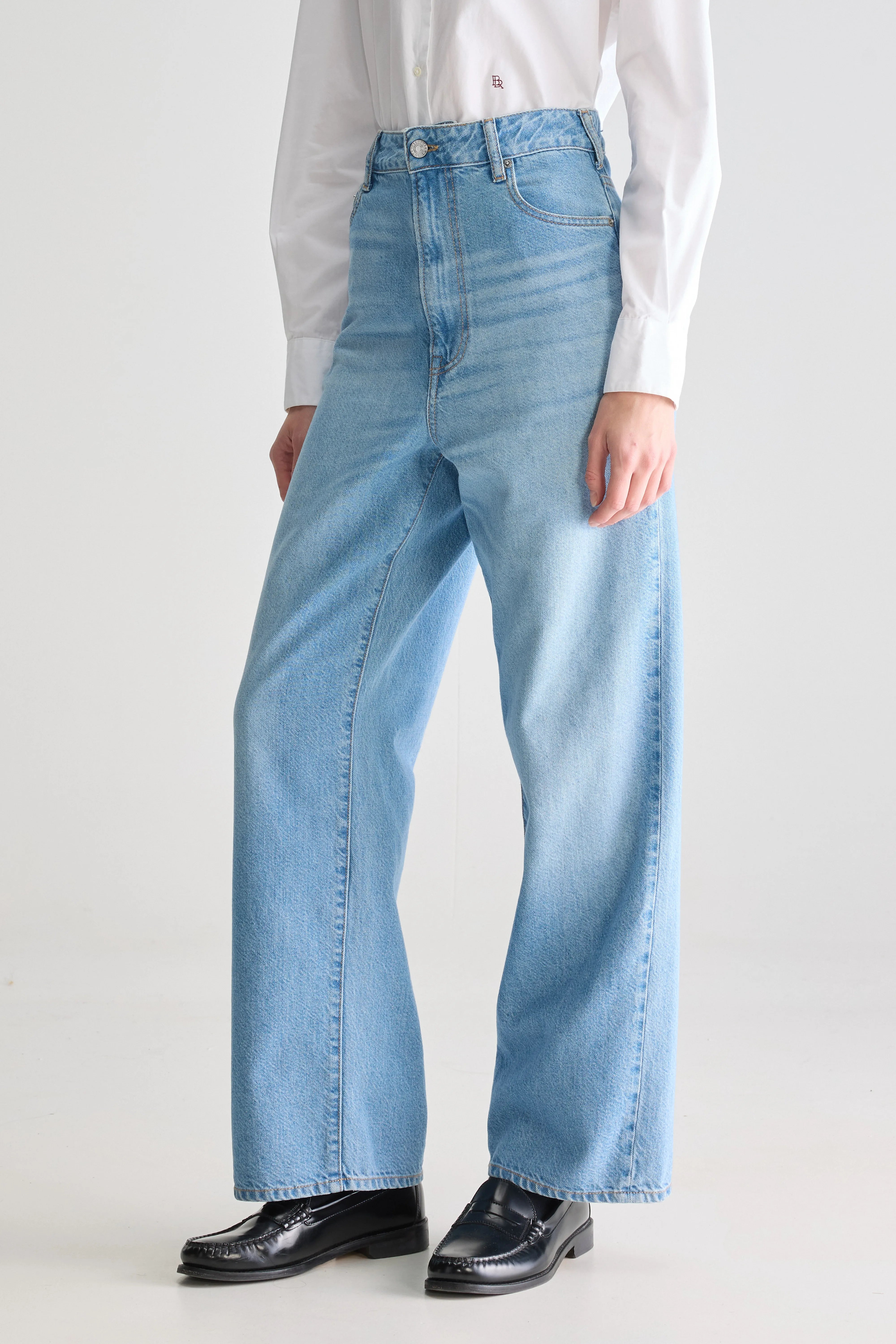 Denim N. 61 wide jeans (252 / W / VINTAGE LT BLUE)