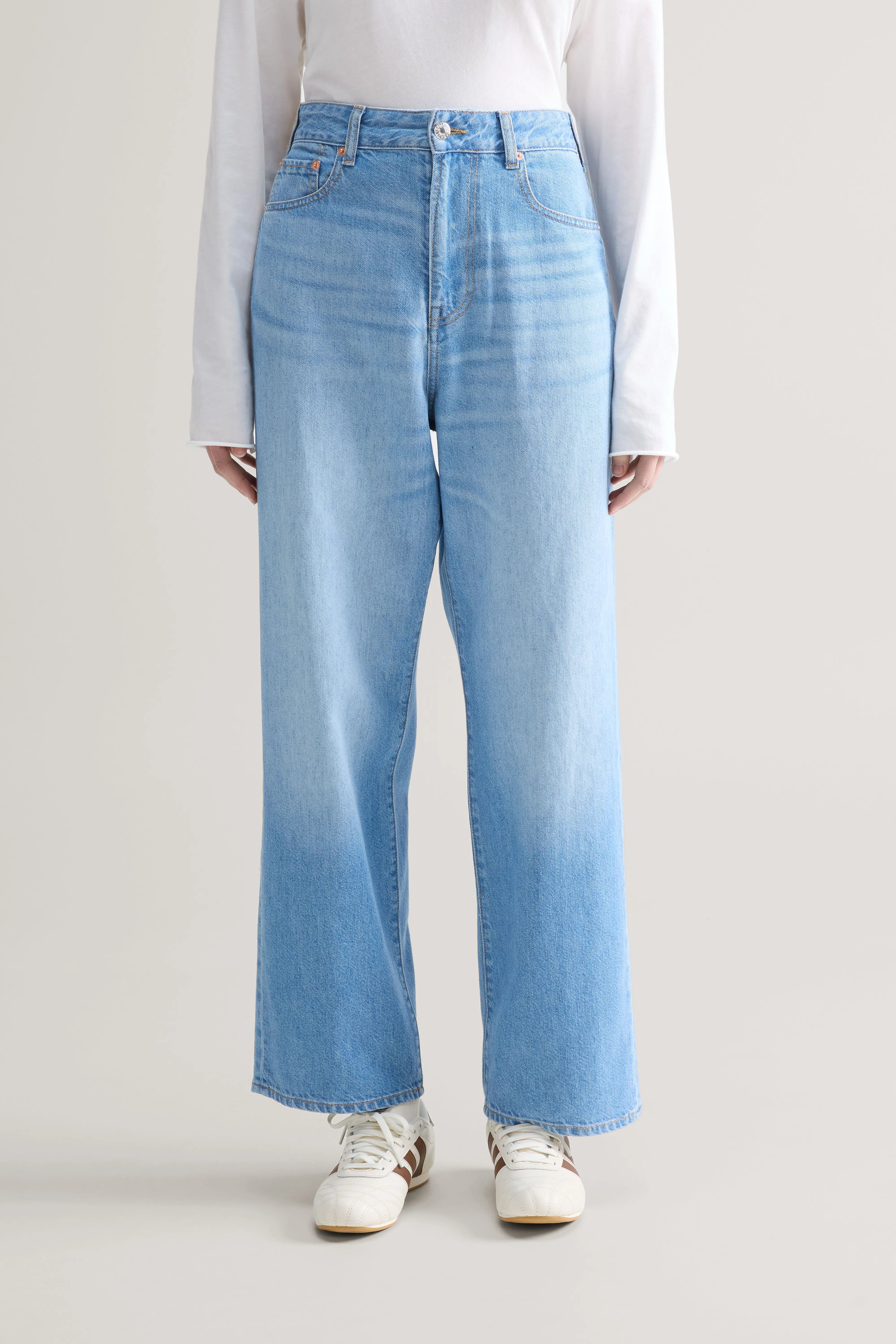 Denim N. 61 Wide Jeans - Vintage lt blue For Women | Bellerose