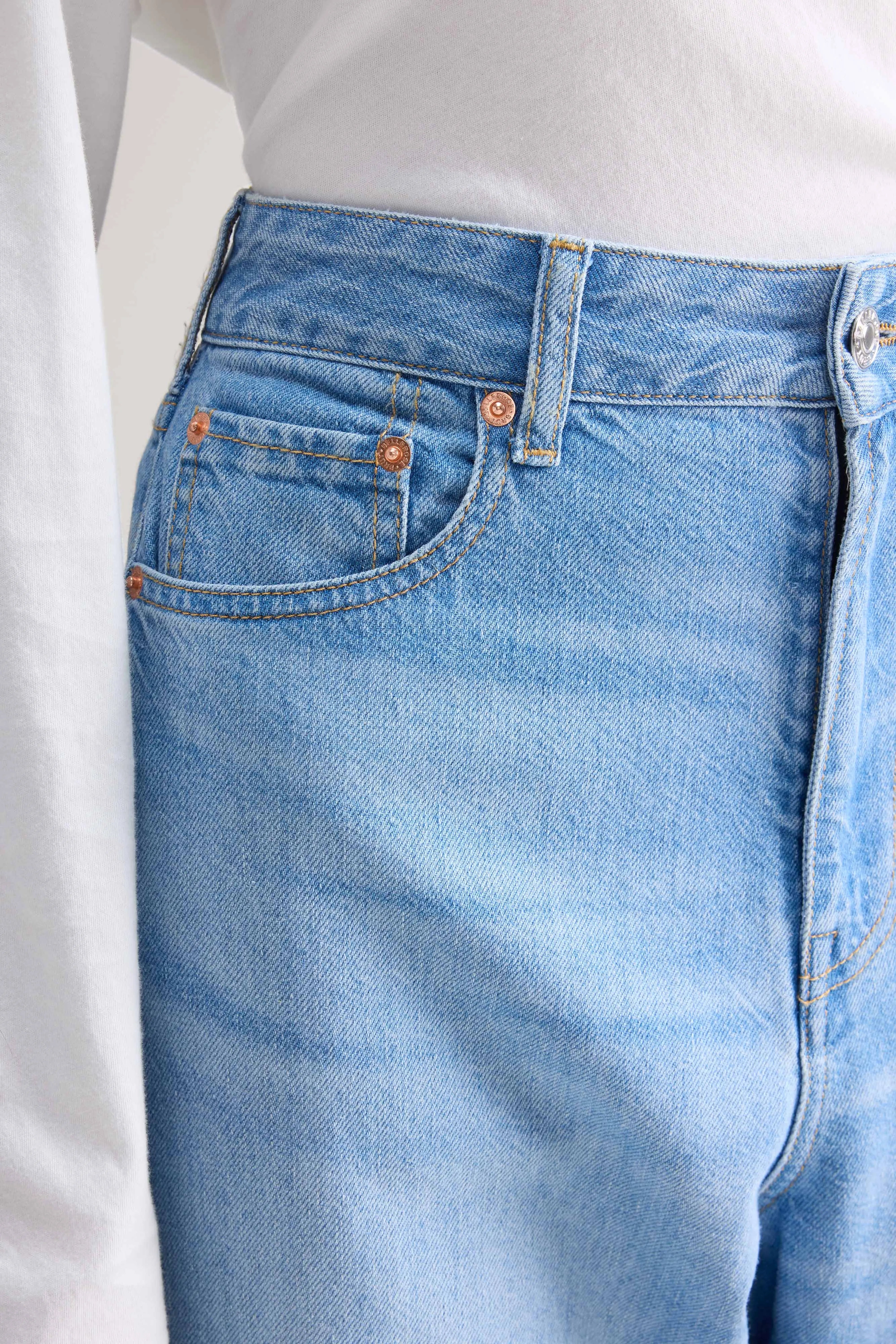 Denim N. 61 Wide Jeans - Vintage lt blue For Women | Bellerose