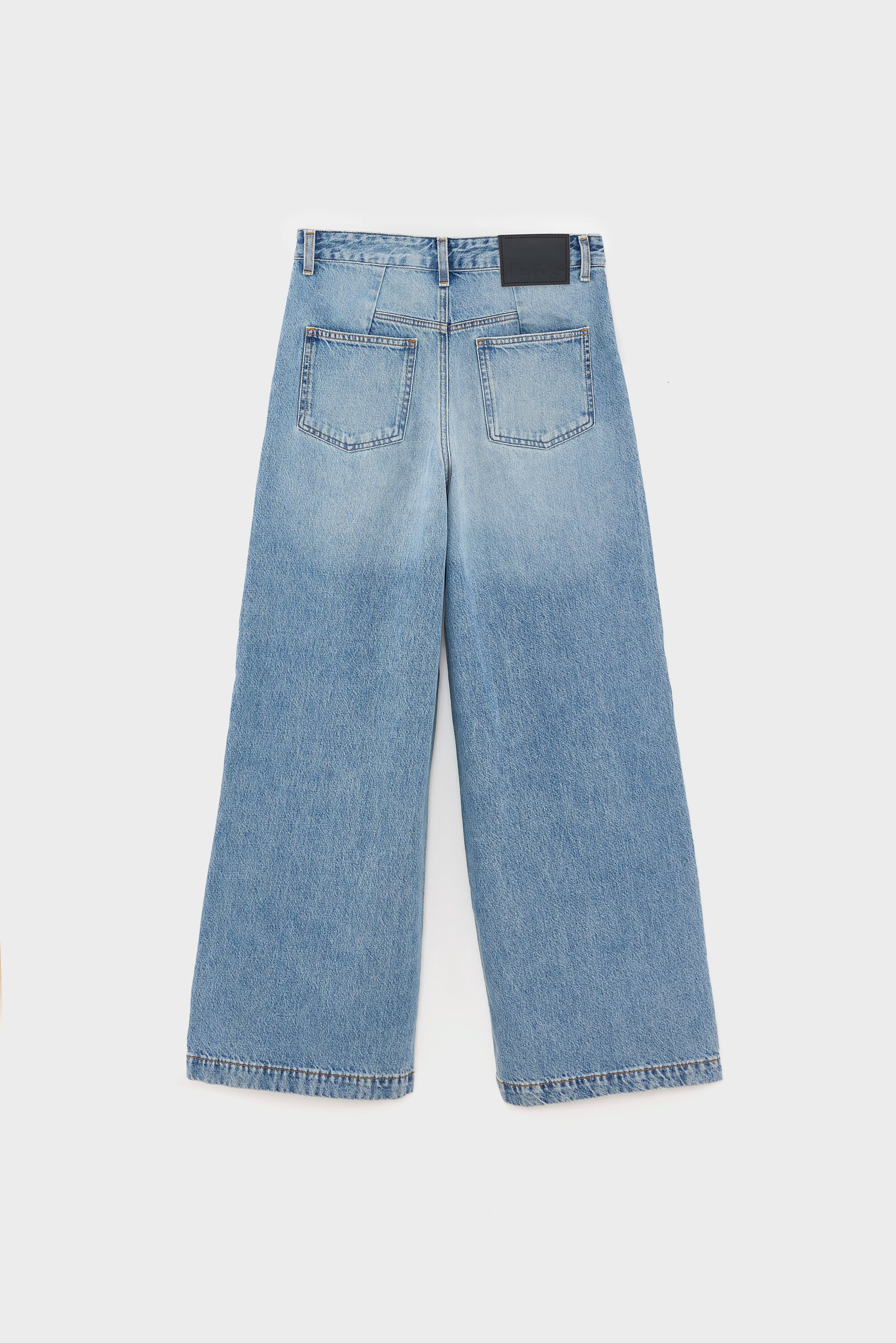 Jean Large Petula - Vintage Blue Pour Femme | Bellerose