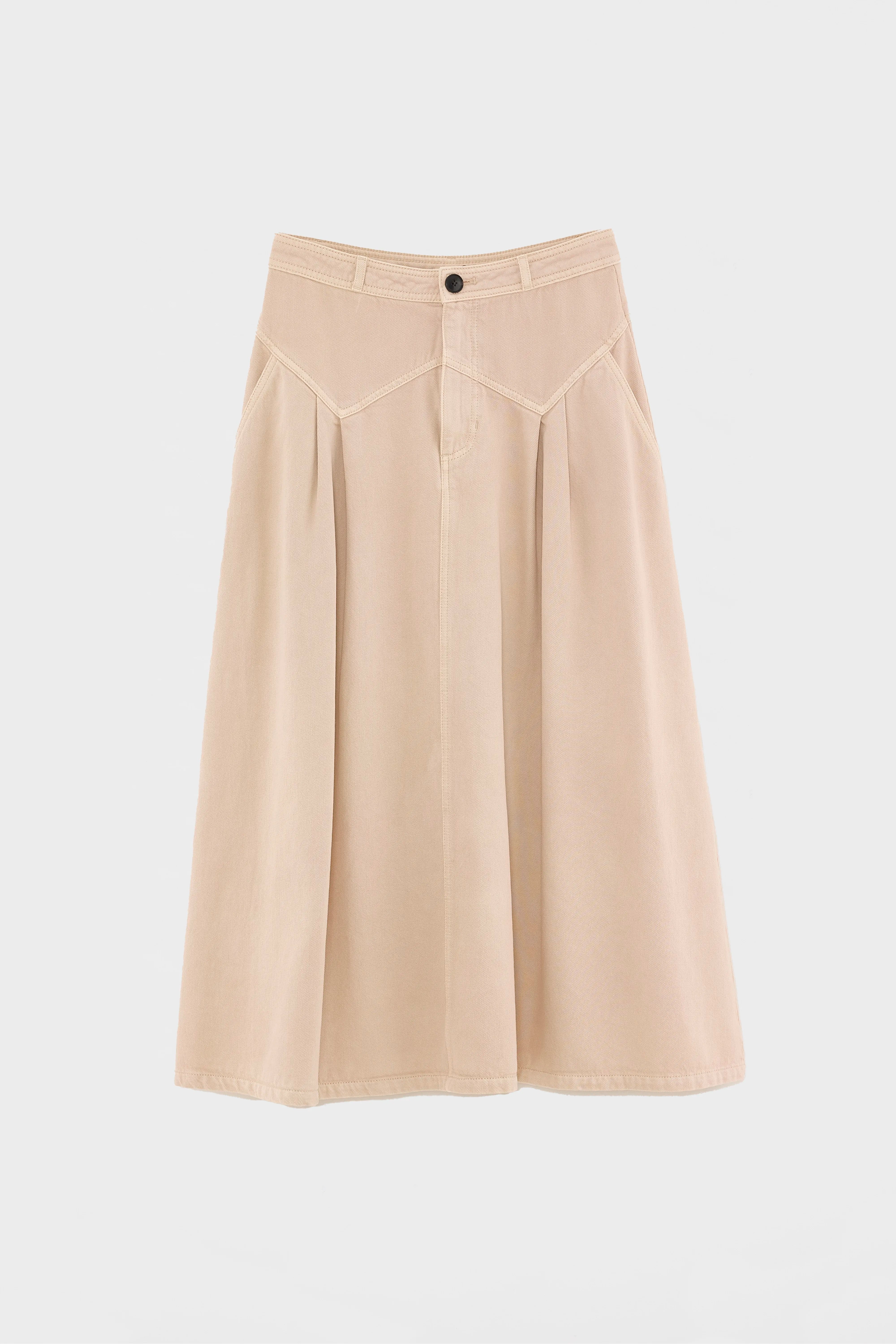 Gala flared mid skirt (251 / W / MOON)