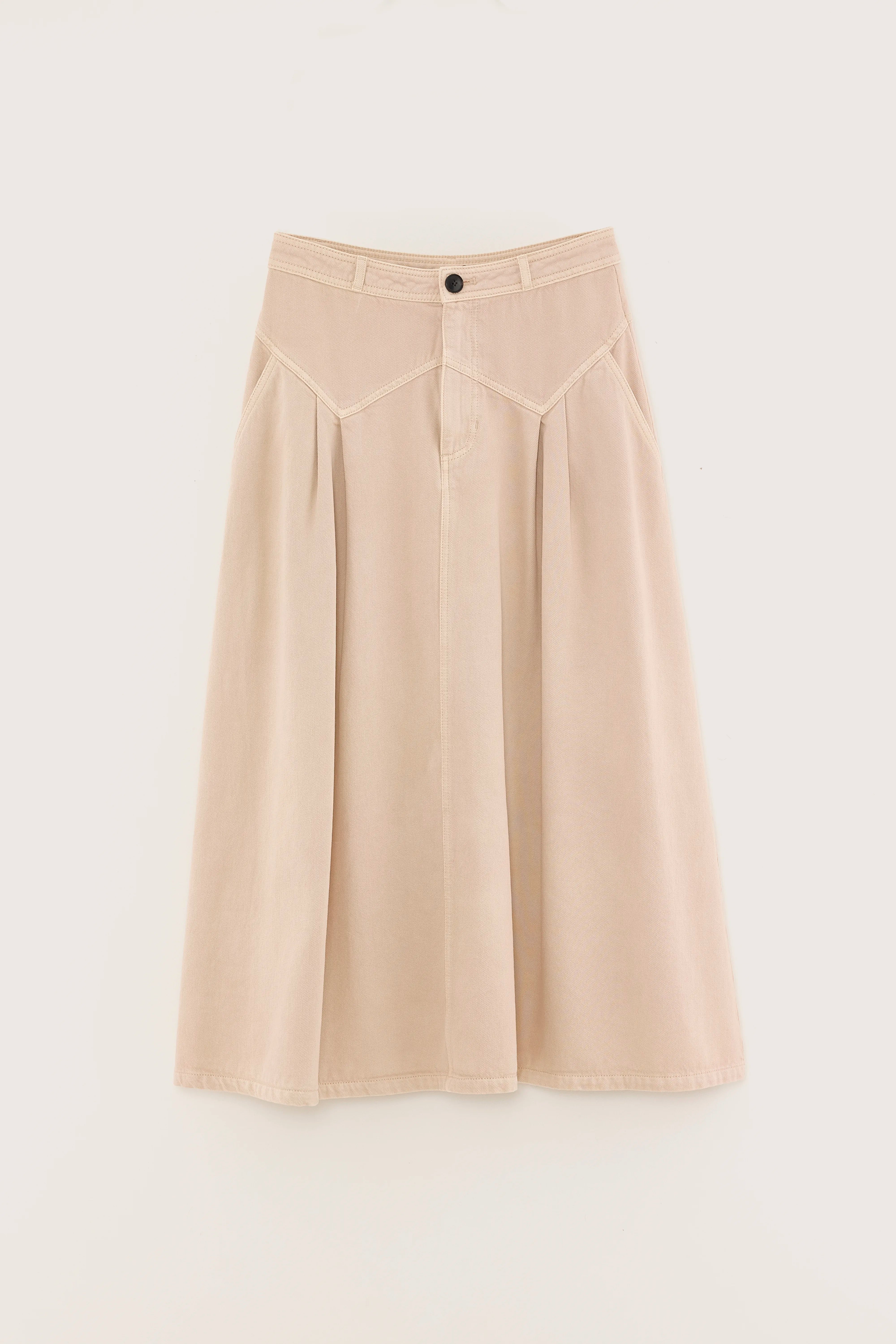 Gala flared mid skirt (251 / W / MOON)