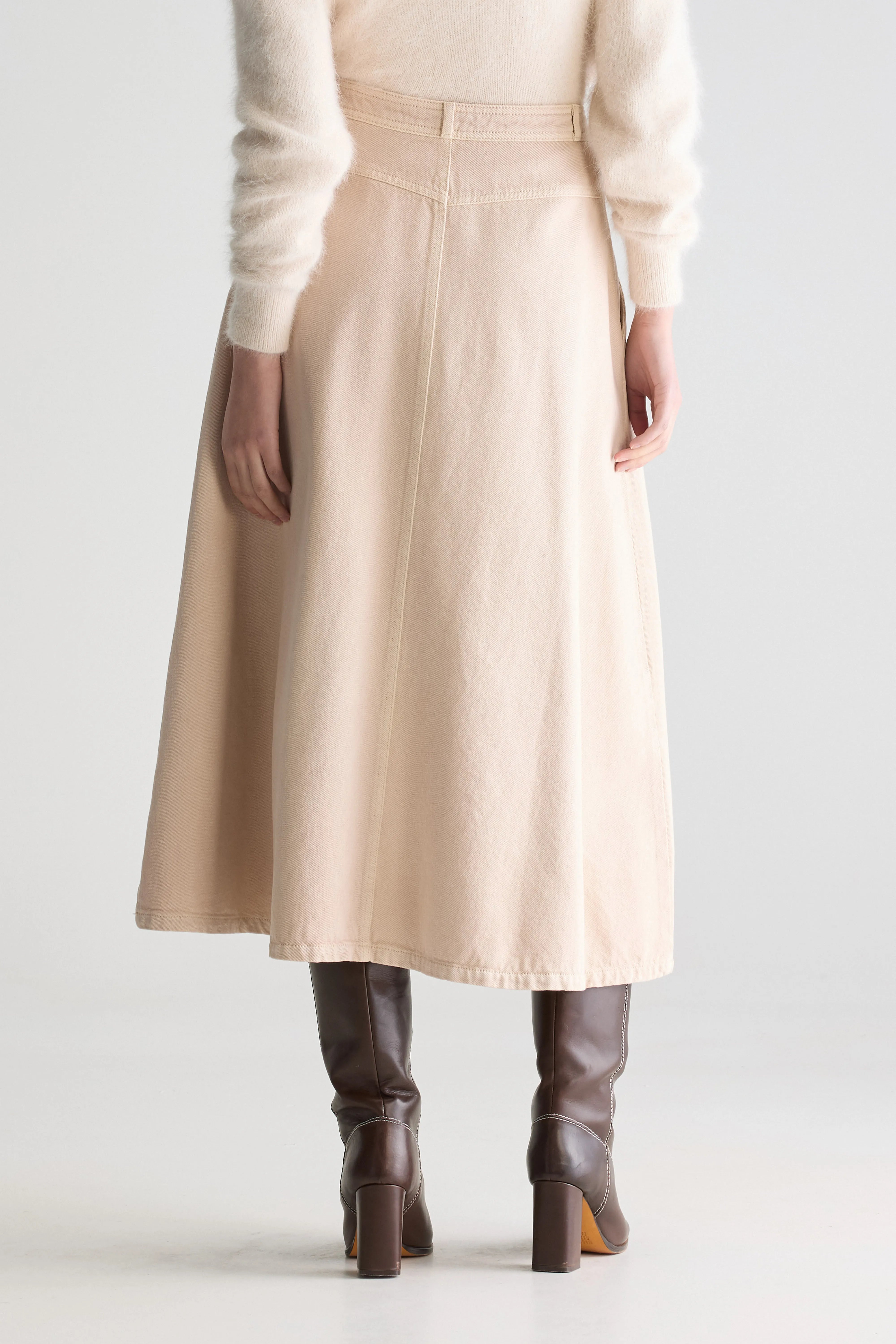 Gala Flared Mid Skirt - Moon For Women | Bellerose