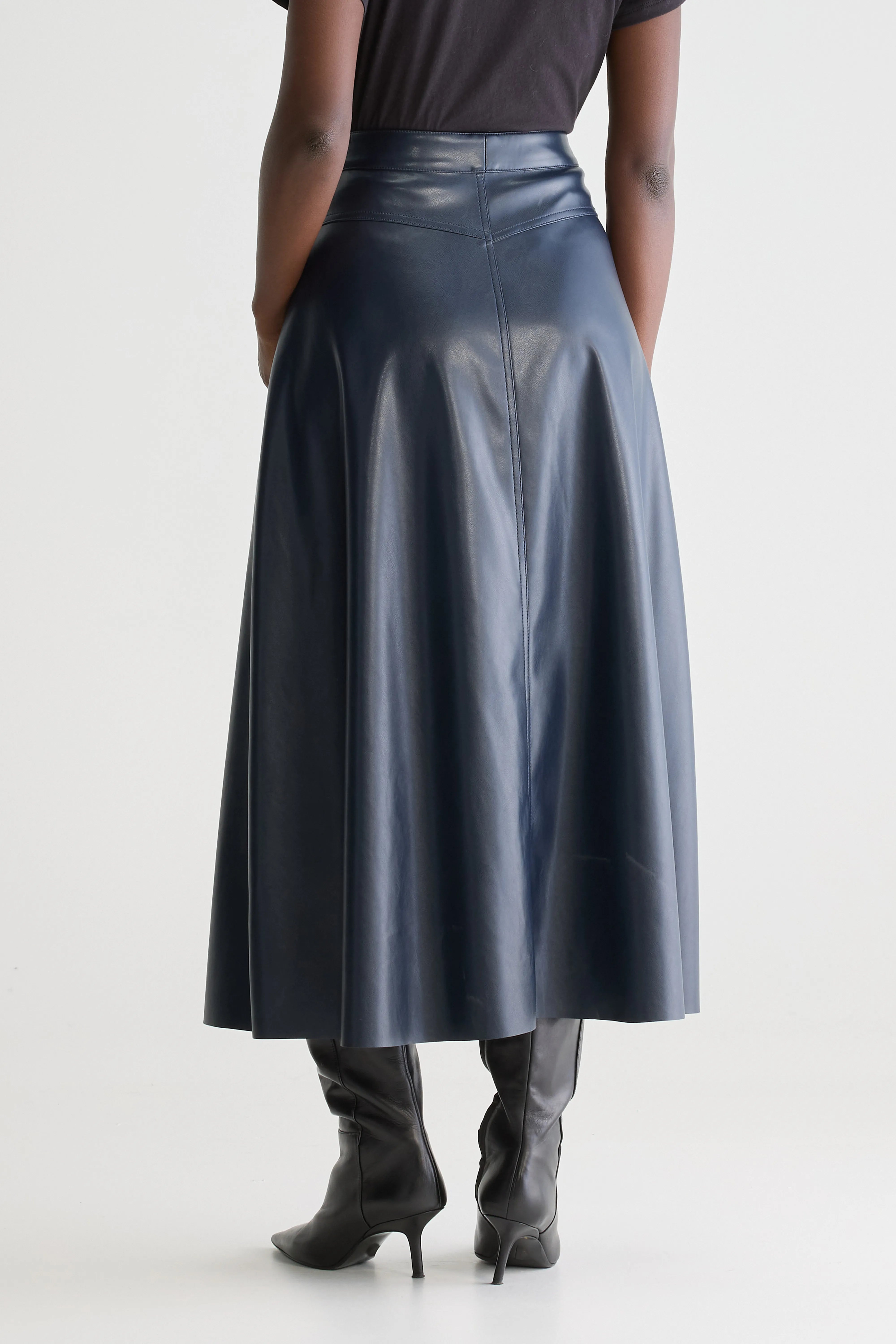 Gala midi-rok met uitlopende snit (251 / W / CAPTAIN)