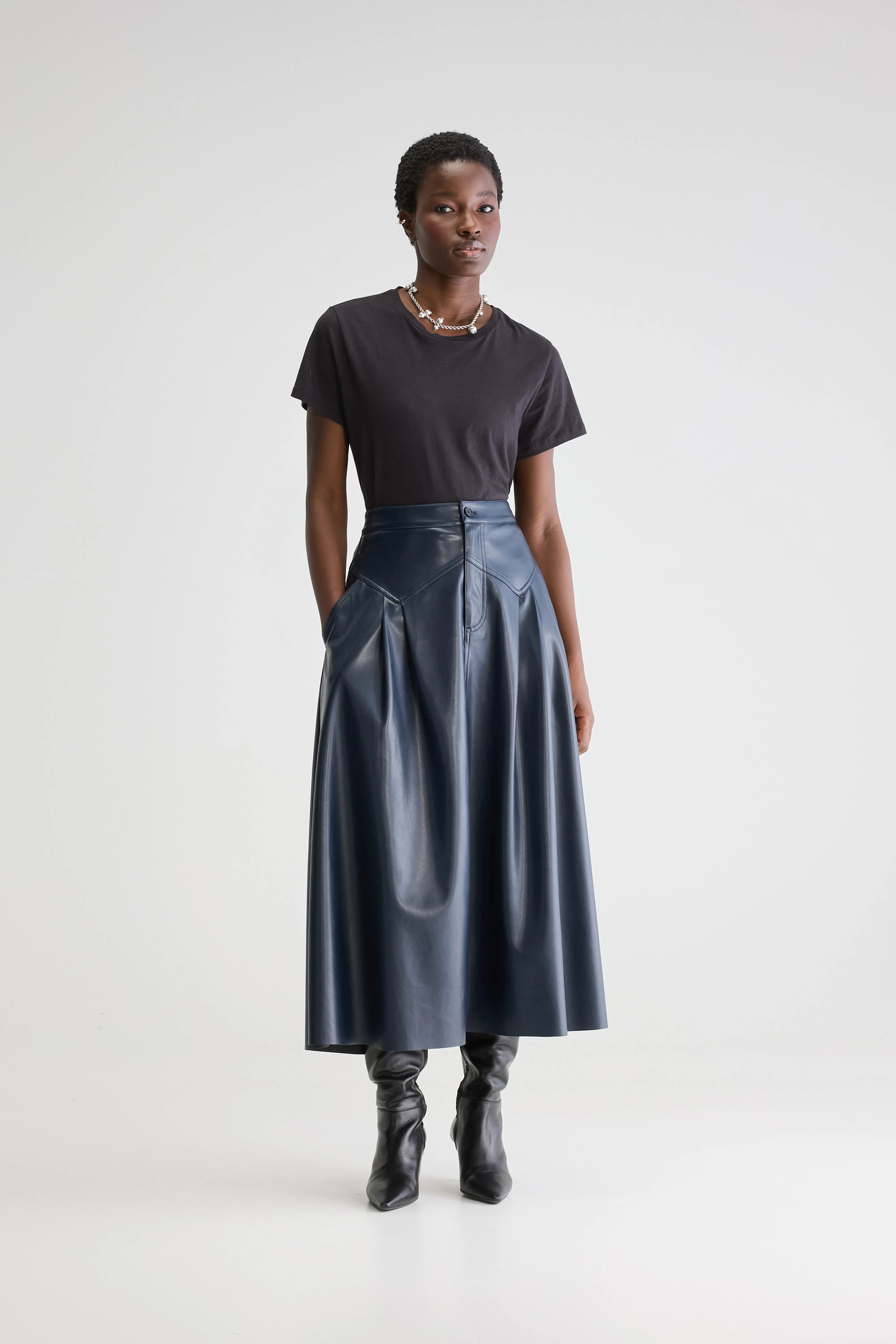 Gala Flared Mid Skirt - Captain For Women | Bellerose