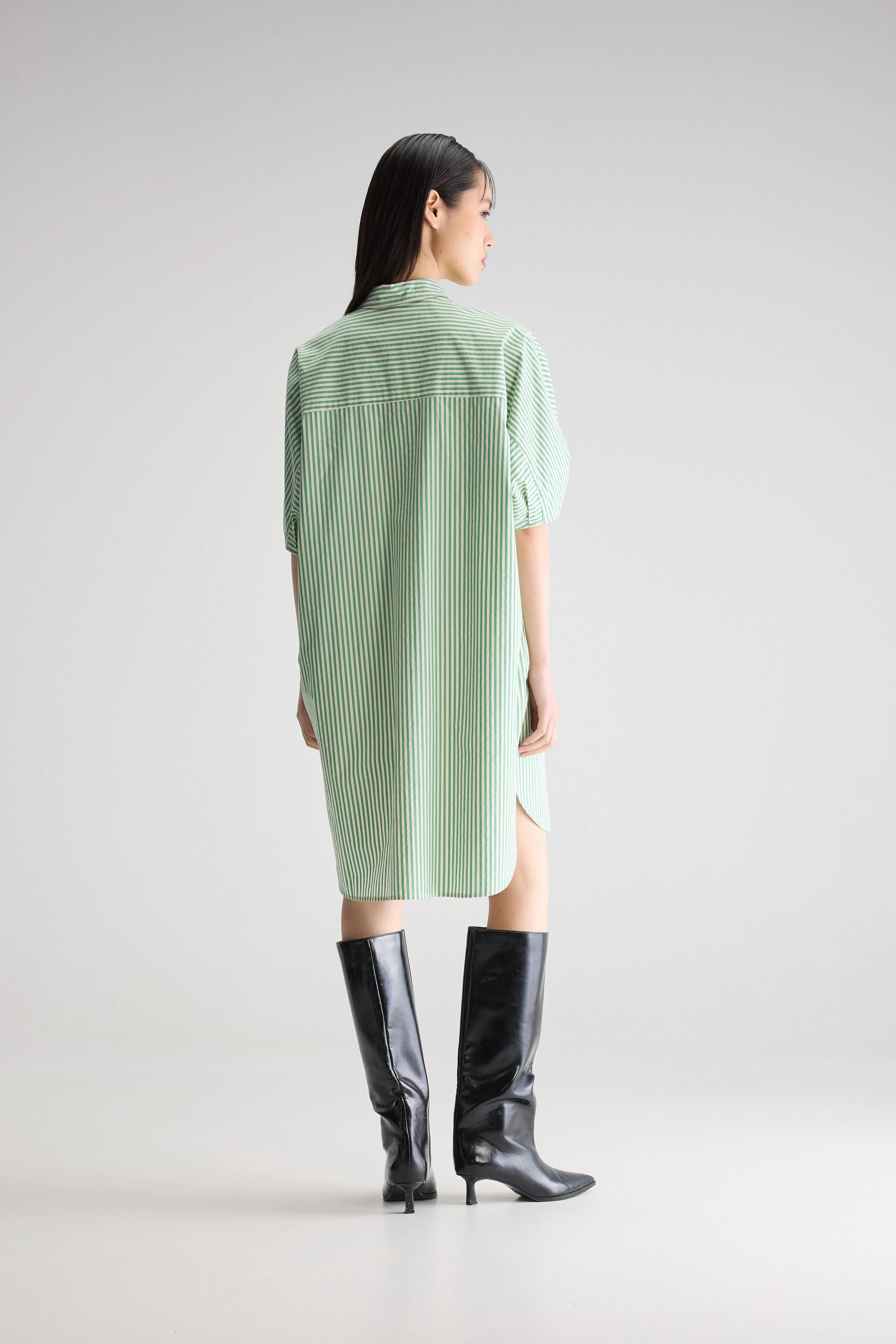 Jeanne Shirt Dress - Prairie / Seafoam For Women | Bellerose