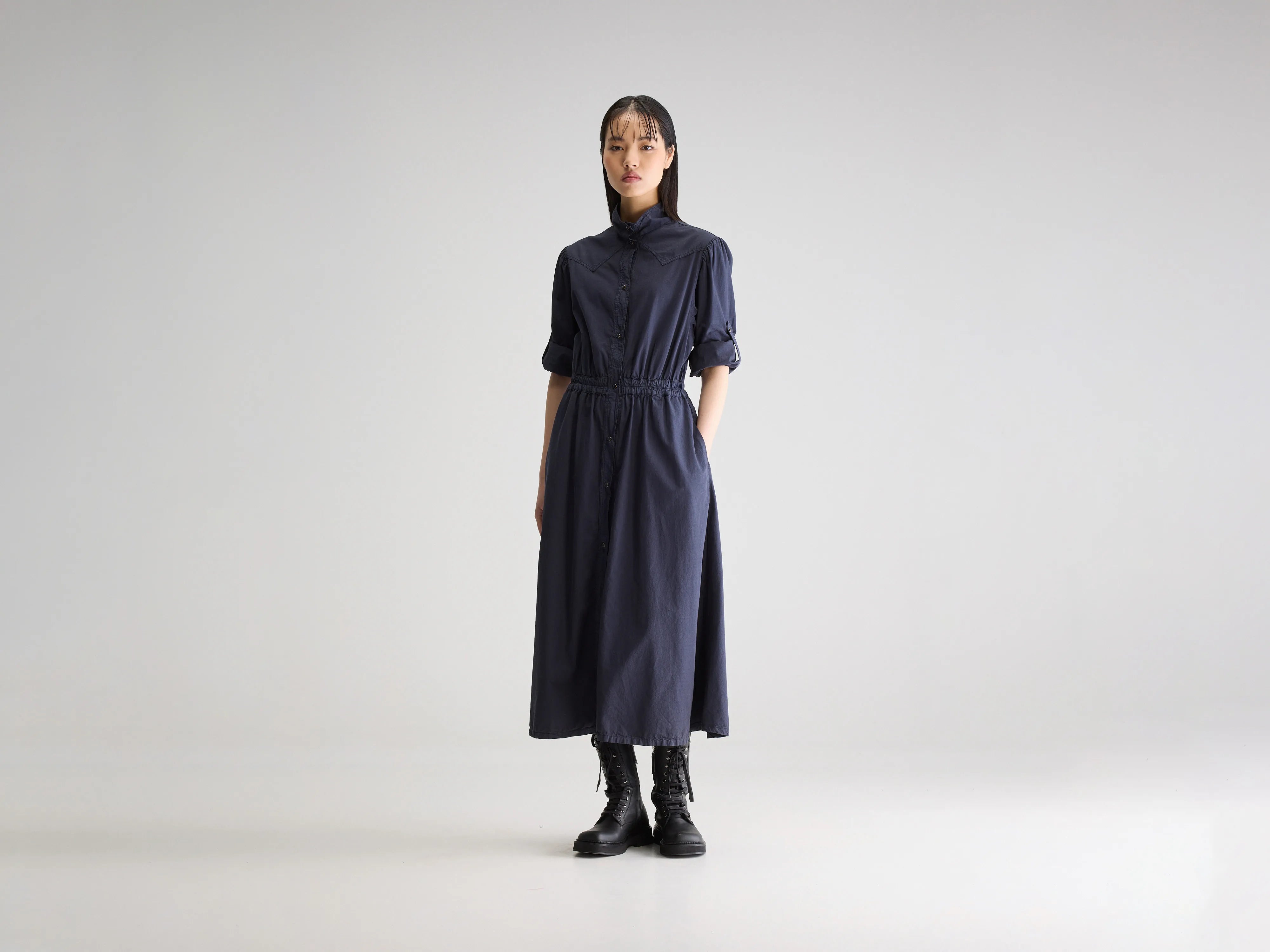 Pakita midi dress (251 / W / CAPTAIN)