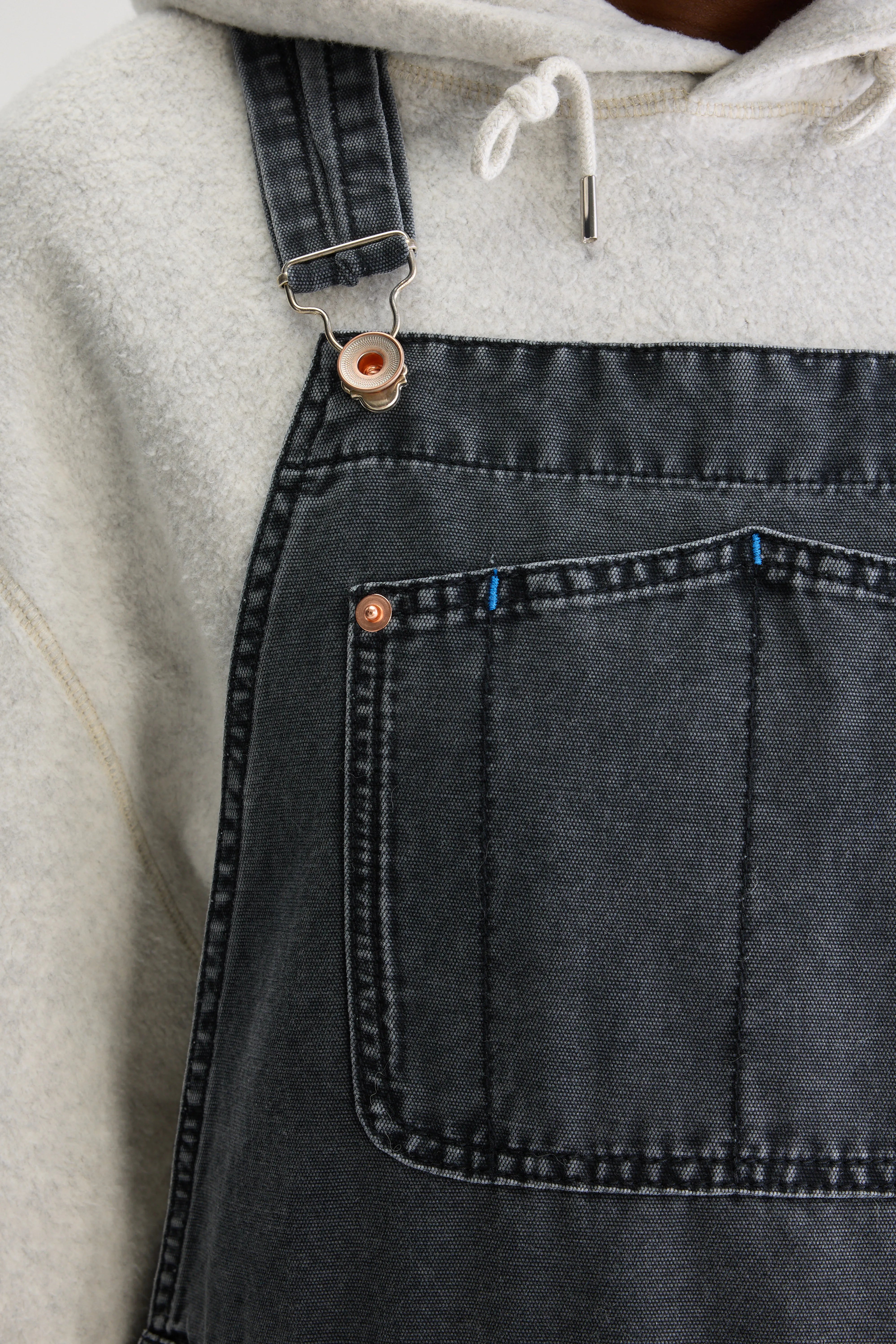 Mini-robe Salopette Piama - Charcoal Pour Femme | Bellerose