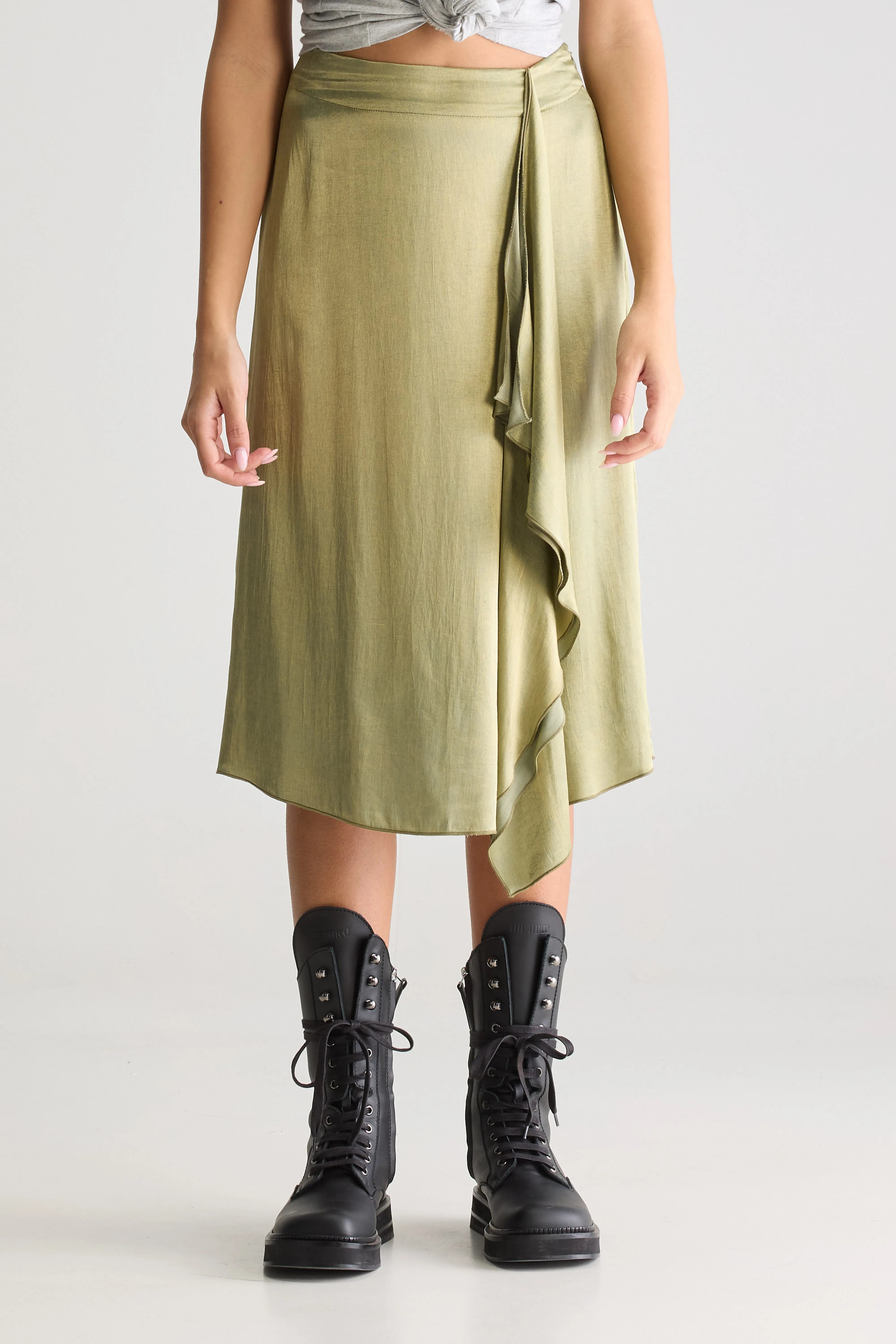 Sorina Vloeiende Midirok - Jeep Voor Dames | Bellerose