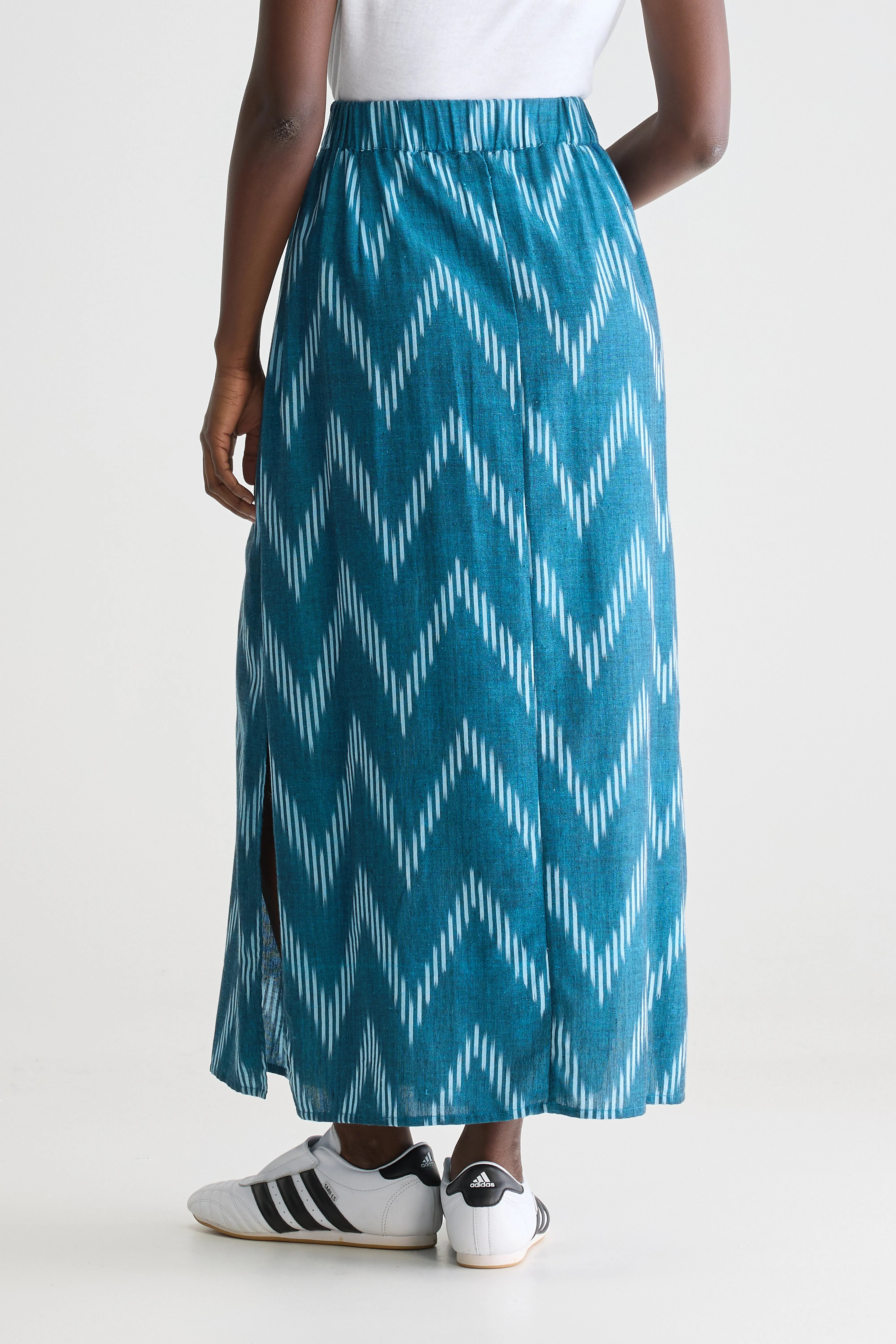 Chiara Long Skirt - Prussian For Women | Bellerose