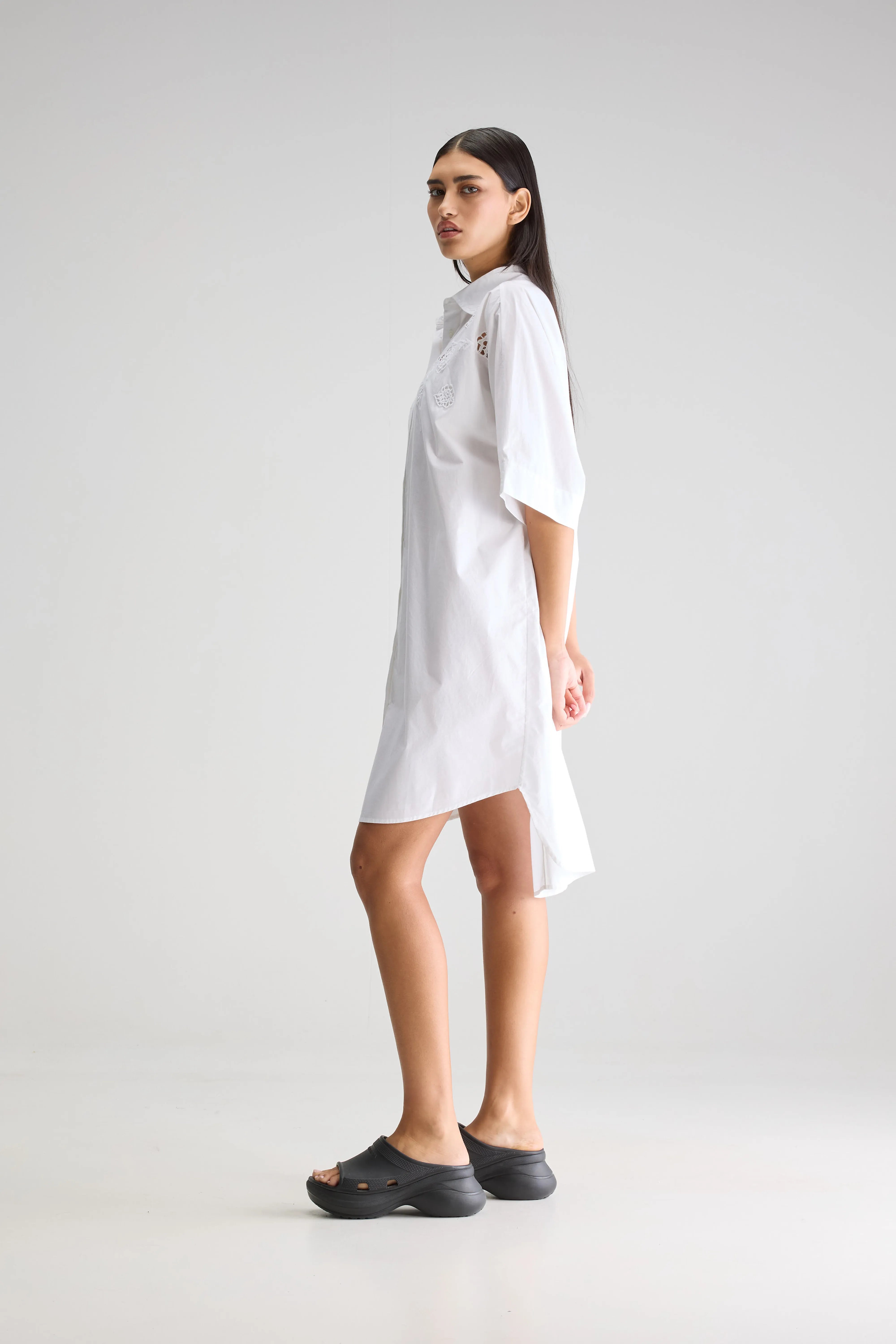 Cheyenne Shirt Dress - White For Women | Bellerose