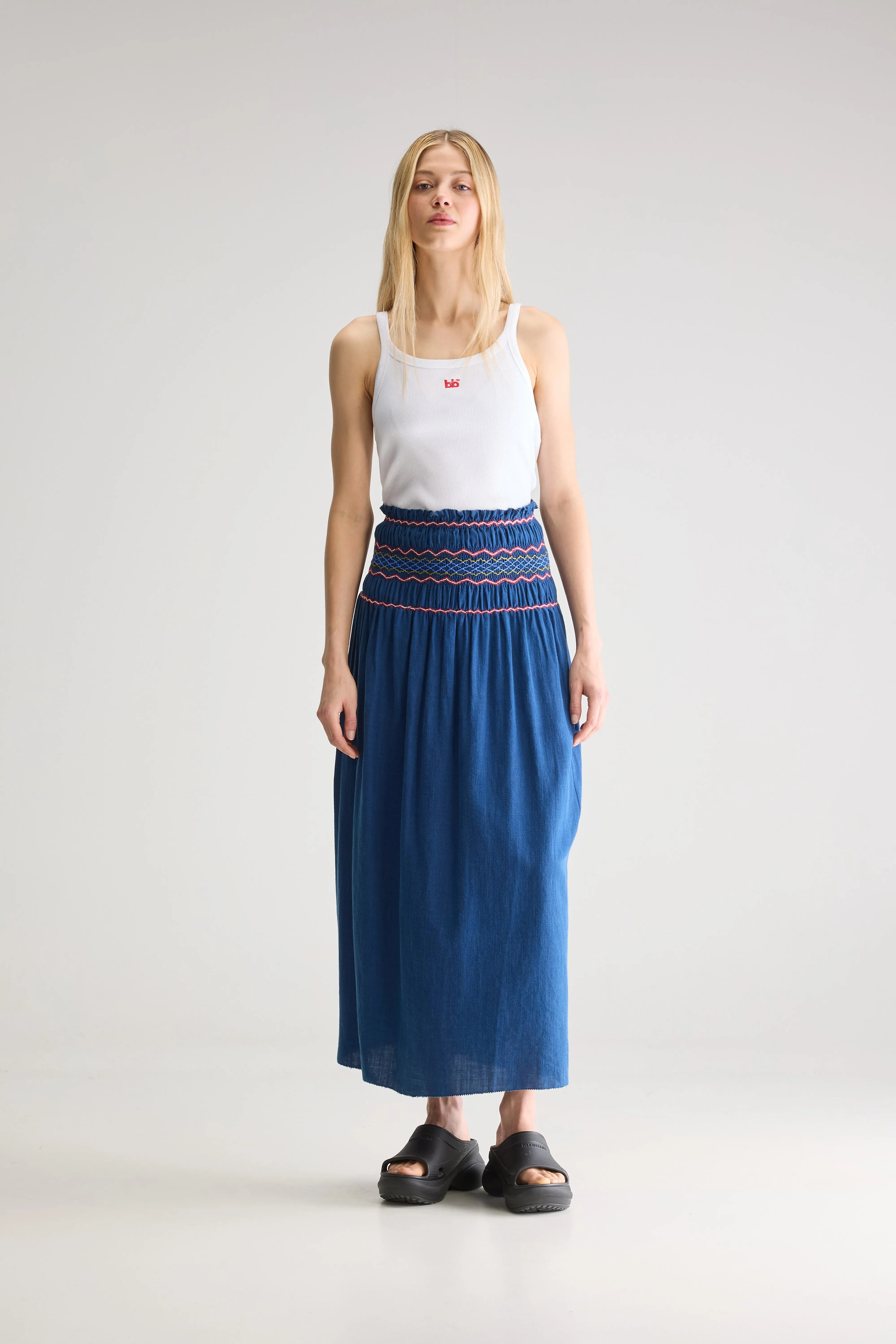 Cayenne Long Skirt - Indigo For Women | Bellerose