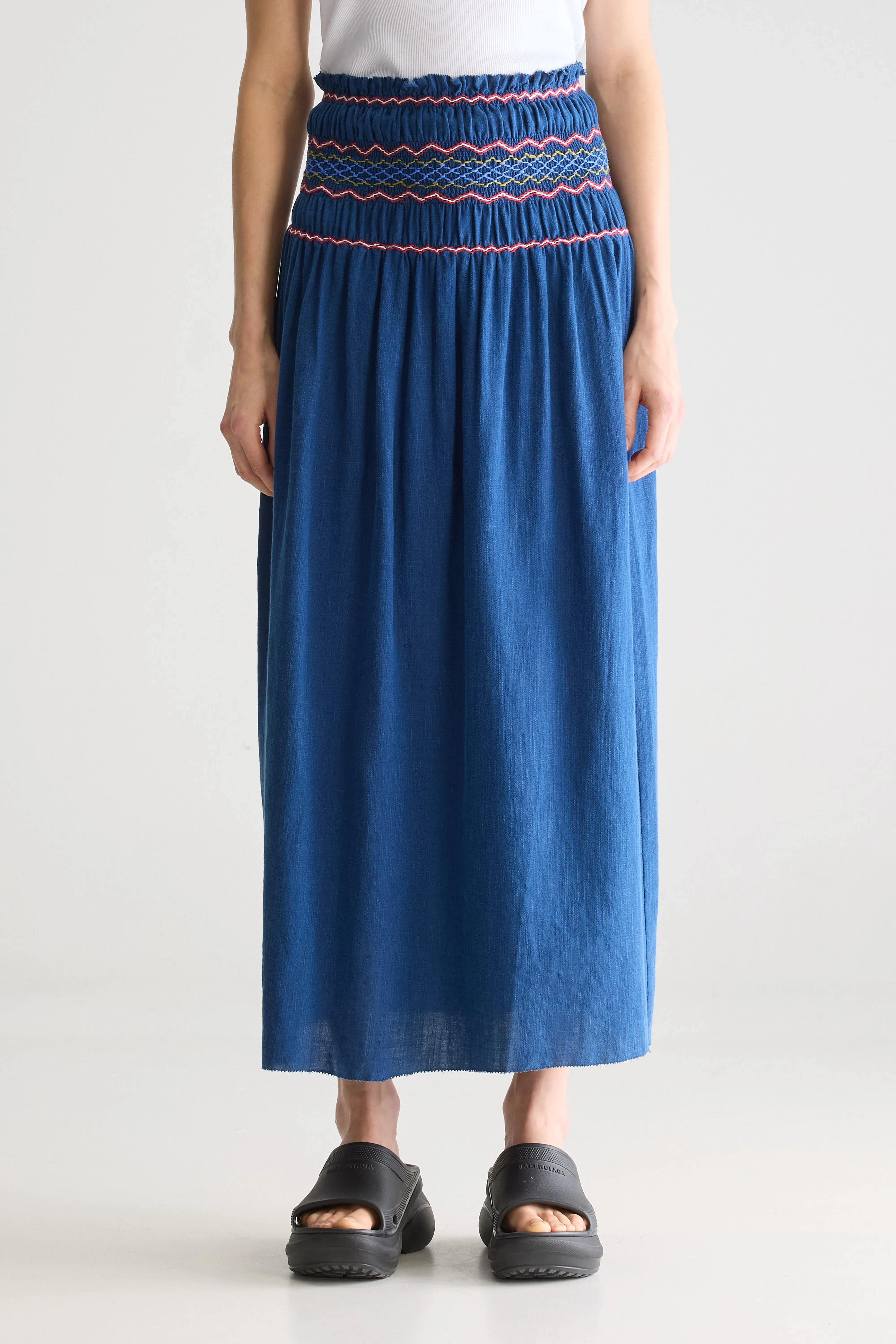 Cayenne Long Skirt - Indigo For Women | Bellerose