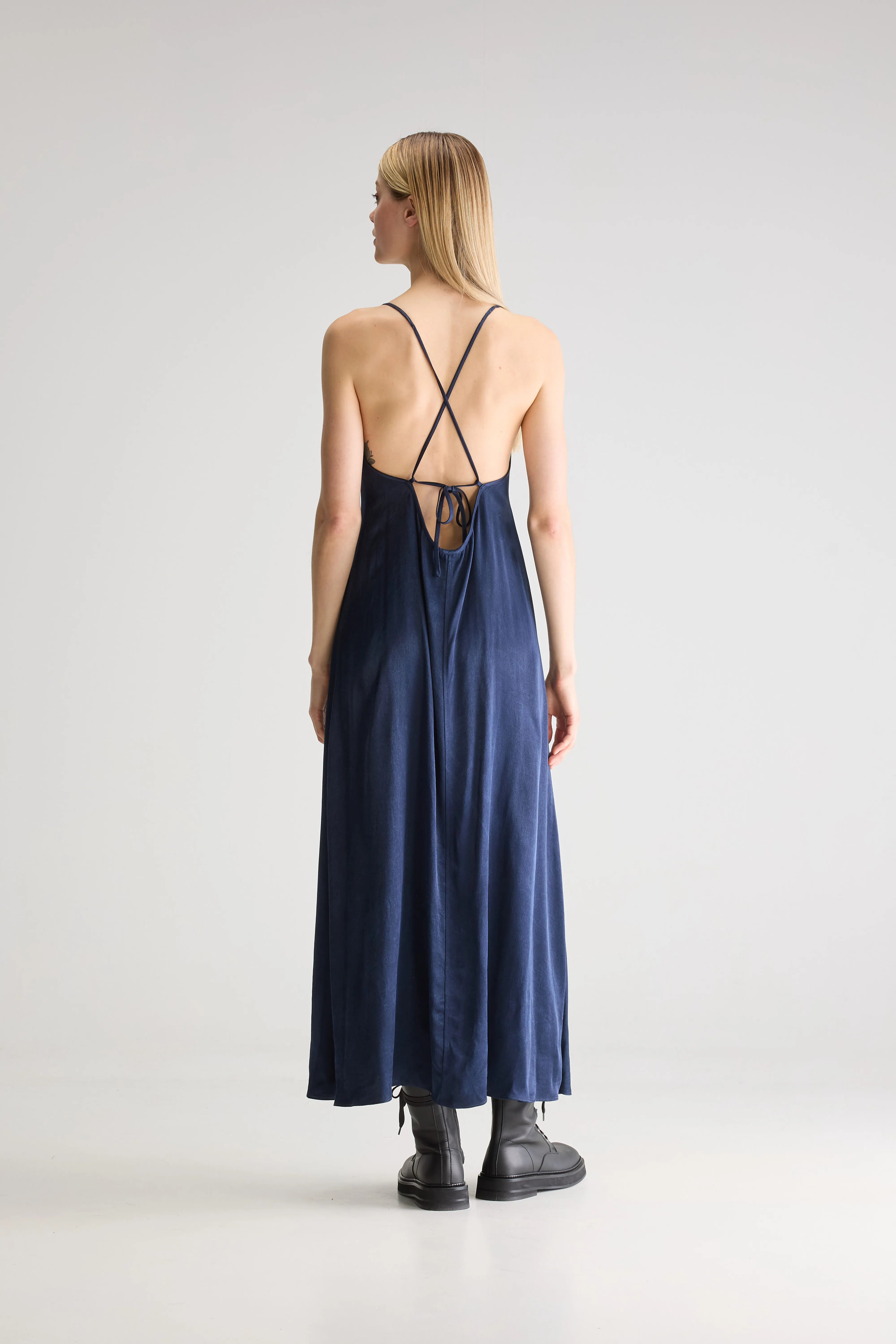 Shade Long Dress - Ink For Women | Bellerose