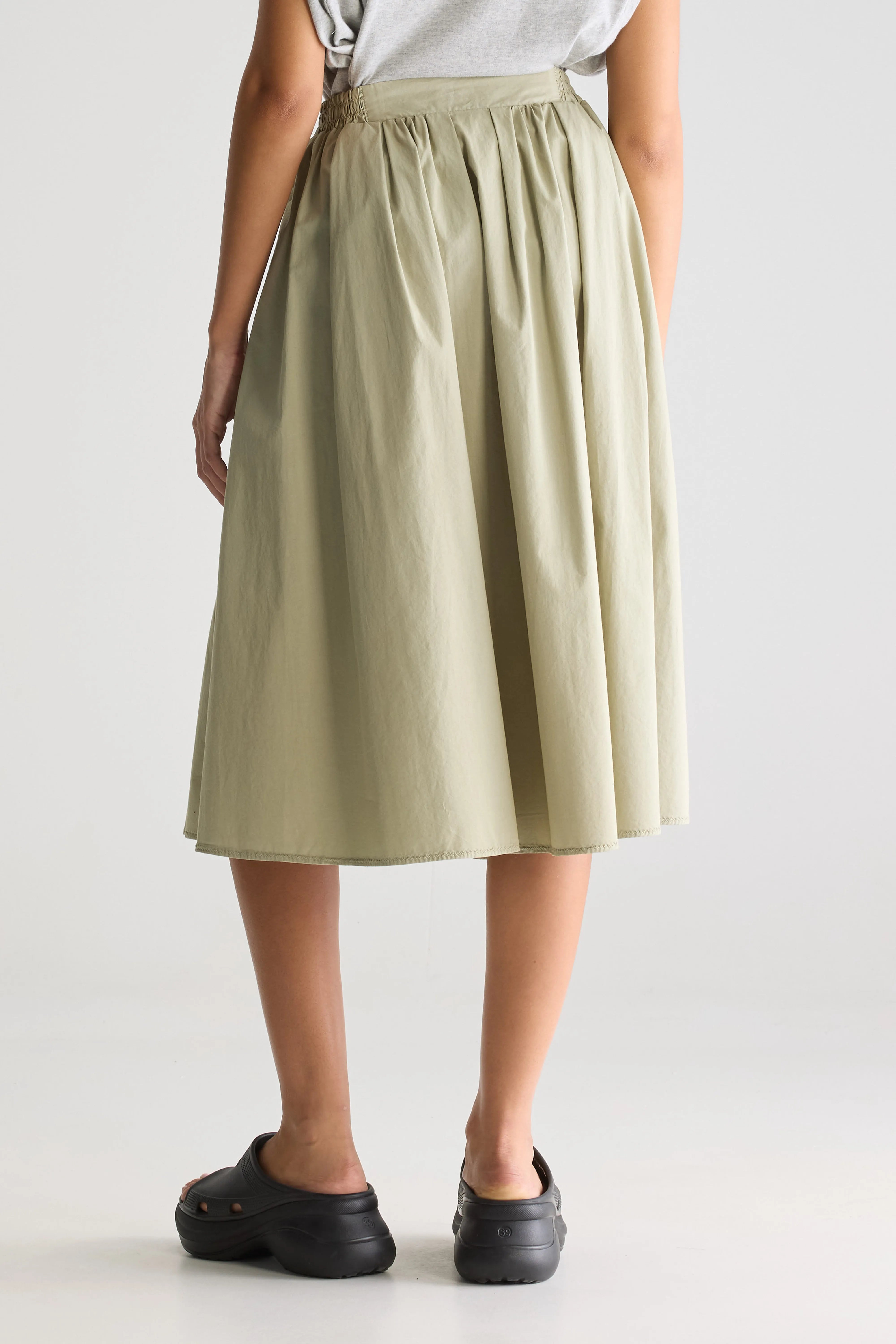 Jupe Midi Évasée Woogie - Cardamom Pour Femme | Bellerose