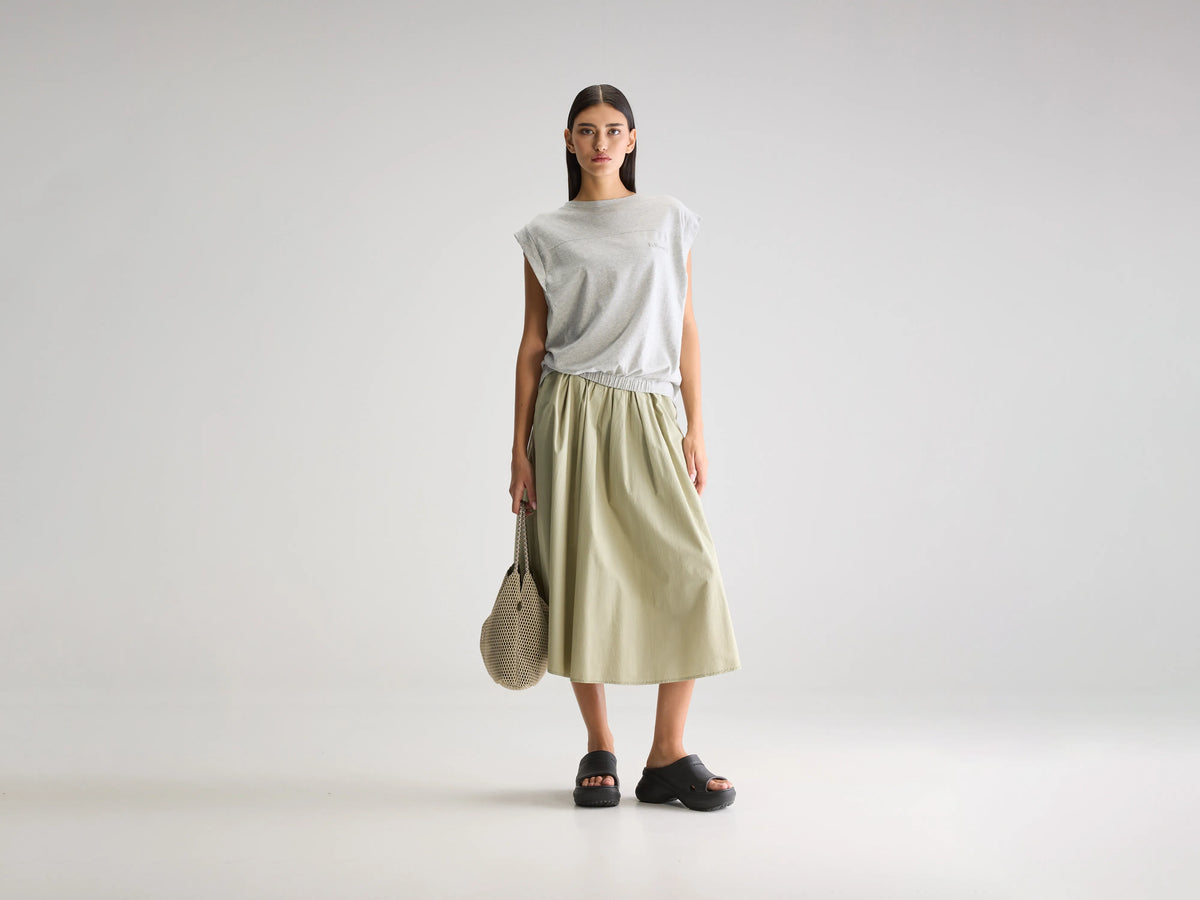 Green Midi Skirt for Women | Bellerose