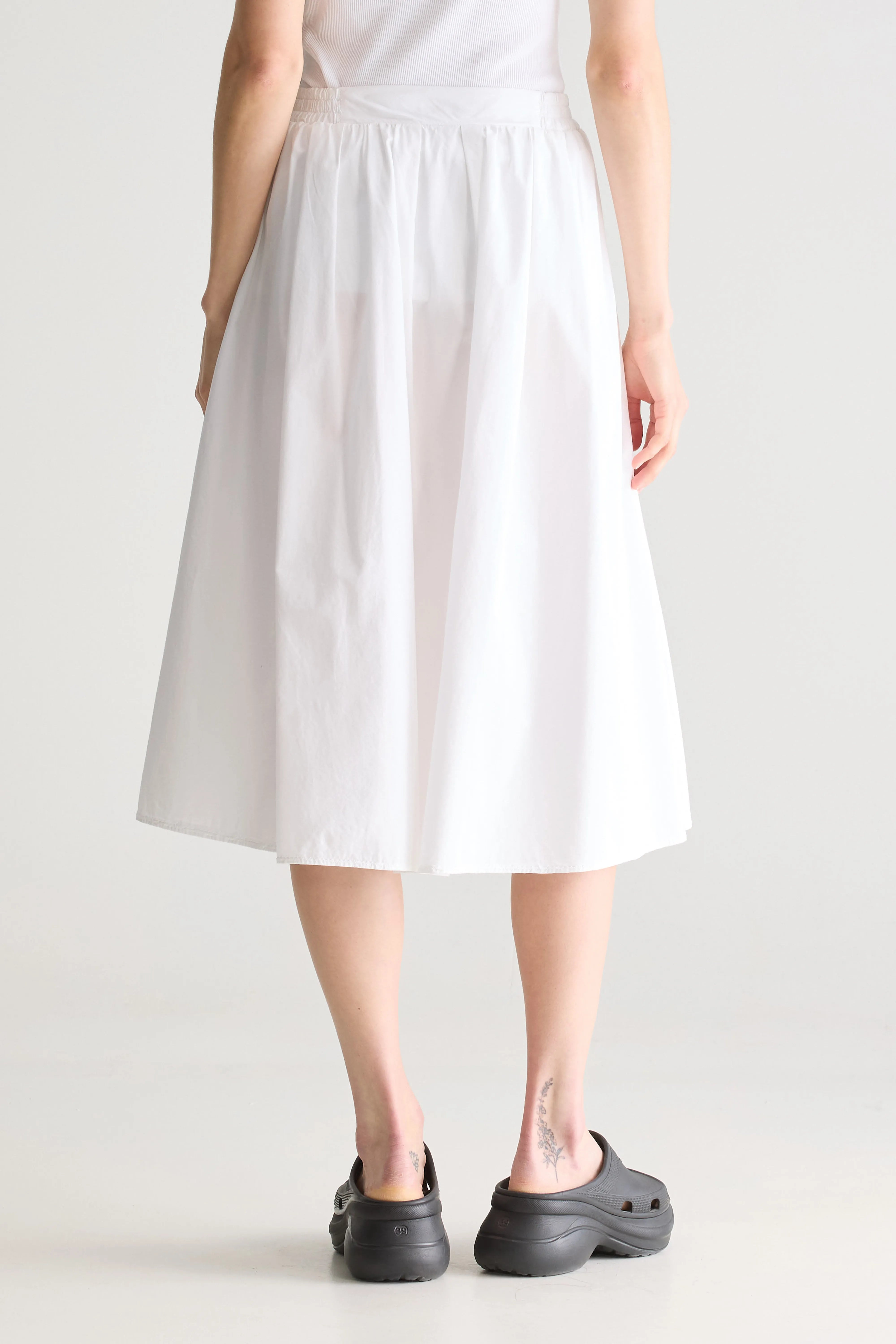 Woogie Midi A-line Skirt - White For Women | Bellerose