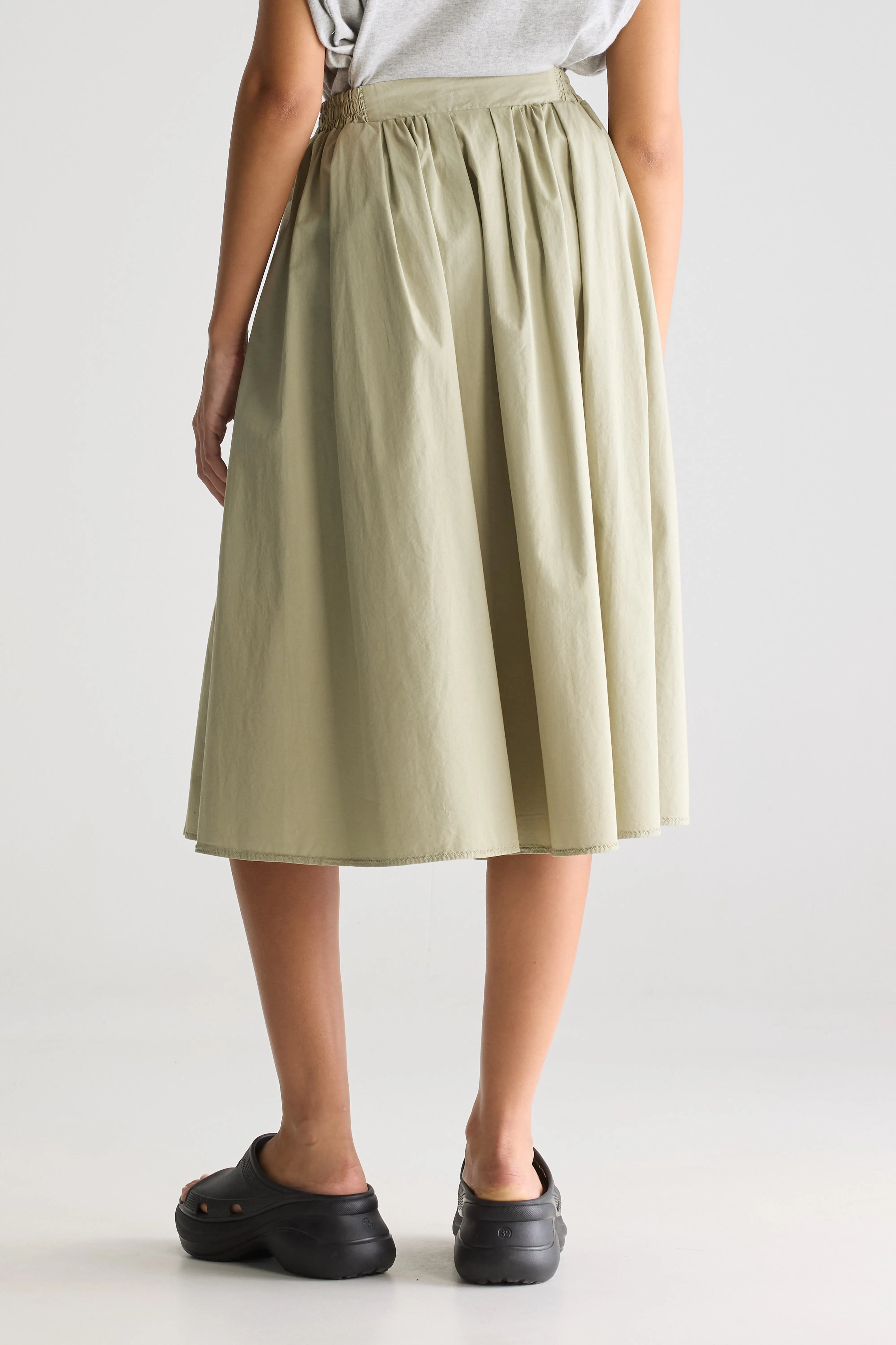 Woogie Midi A-line Skirt - Cardamom For Women | Bellerose