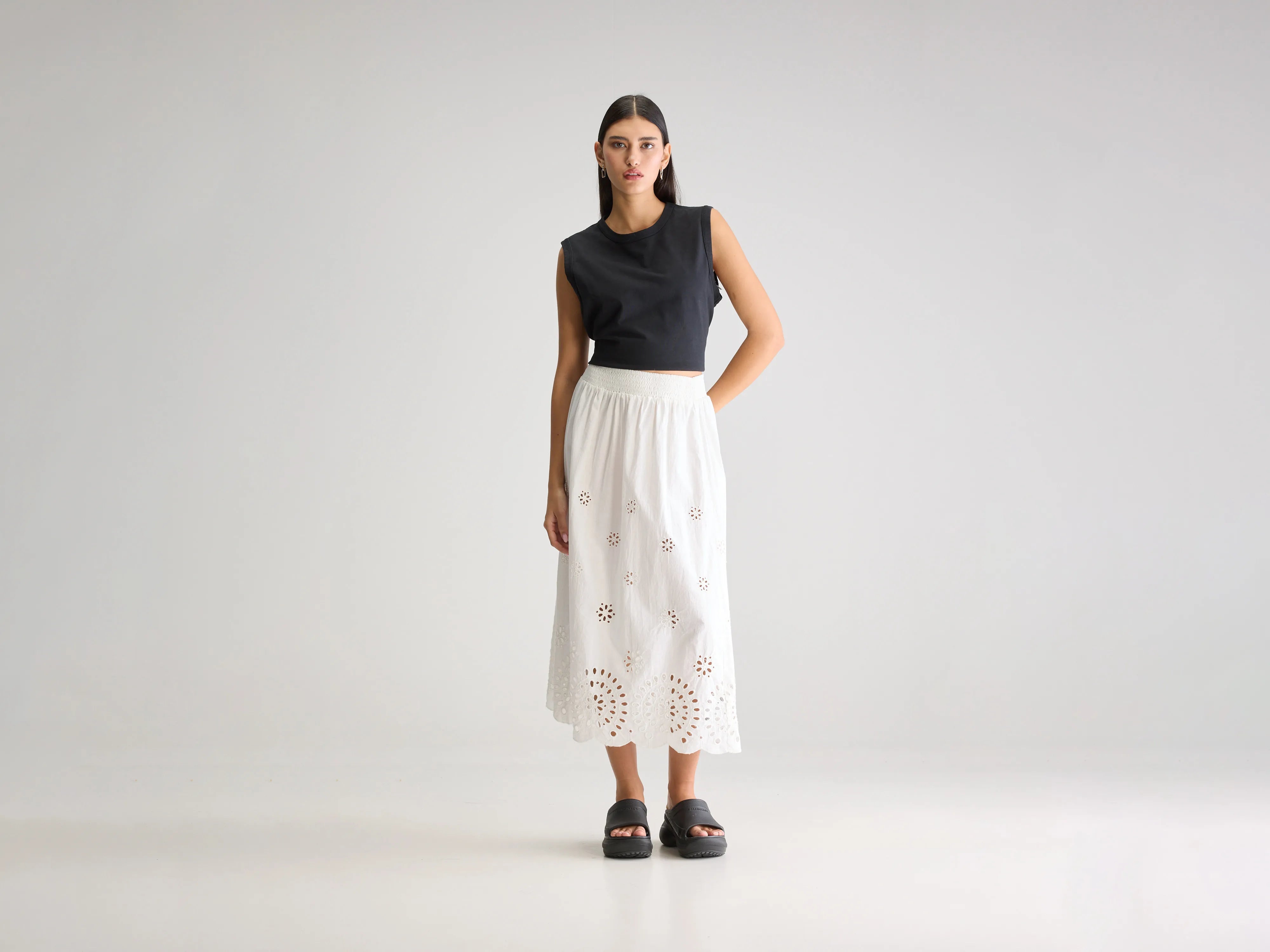 Dorine midirok (251 / W / WHITE)