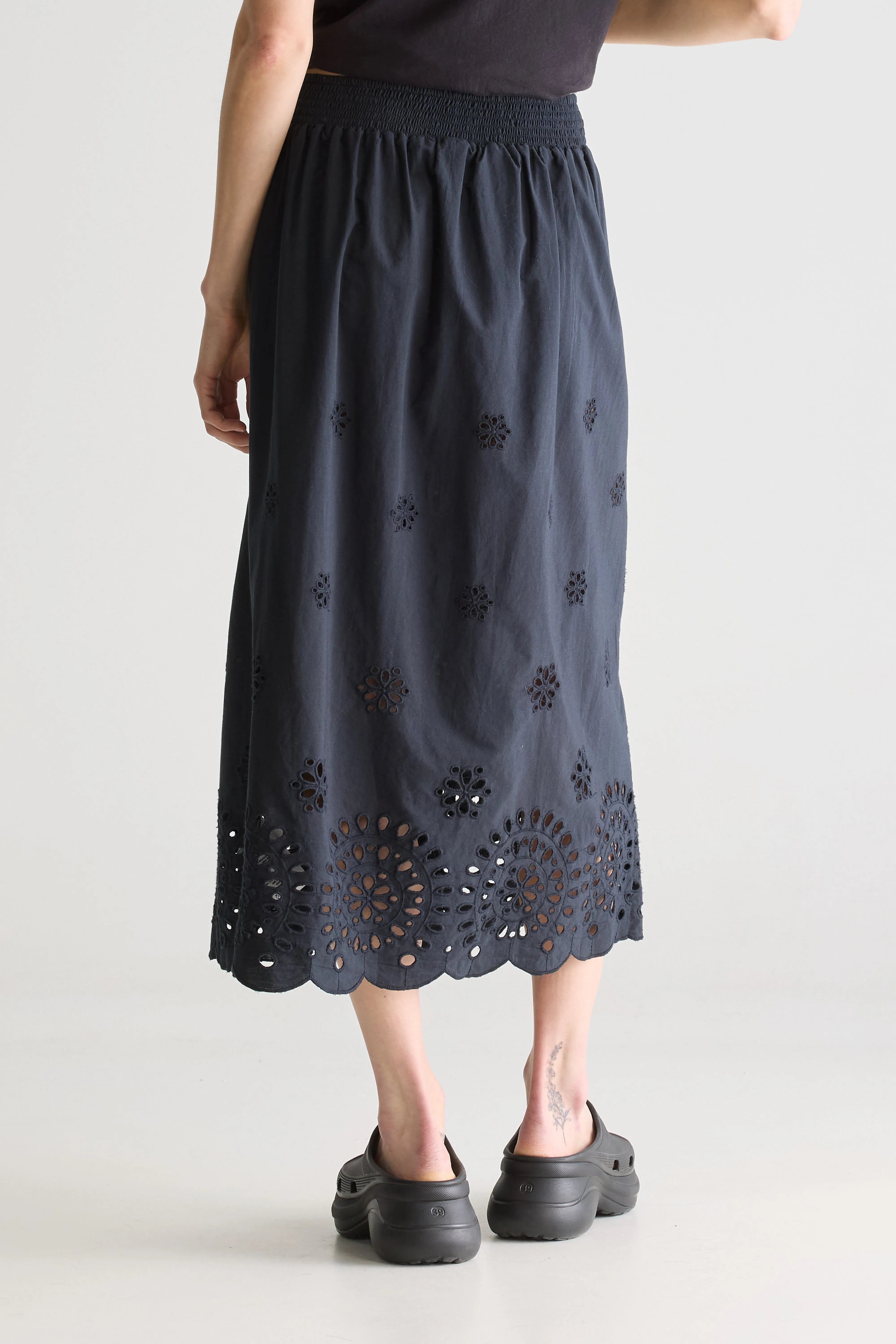 Dorine Midi Skirt - Black beauty For Women | Bellerose