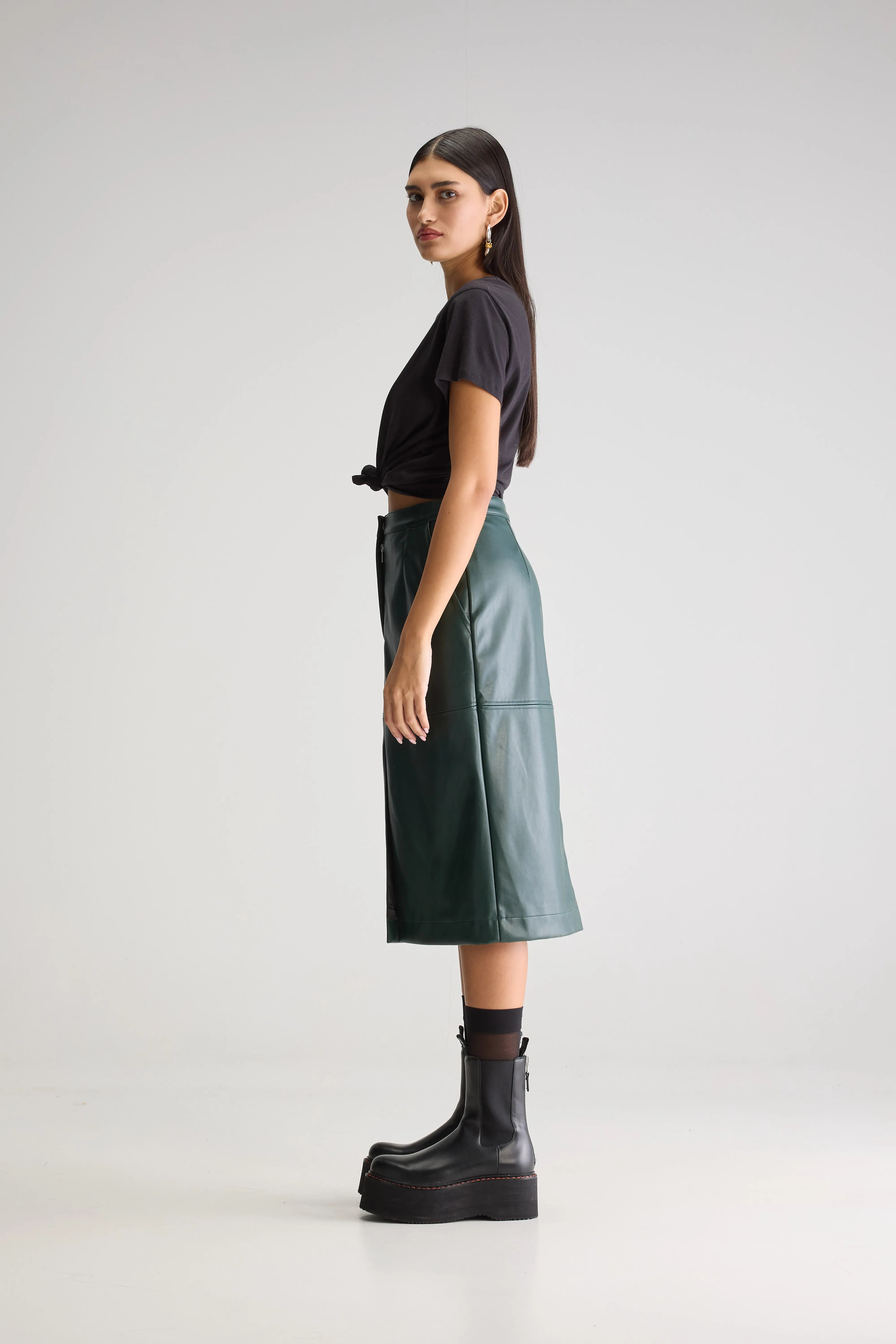 Judie pencil skirt (251 / W / HUNTER)