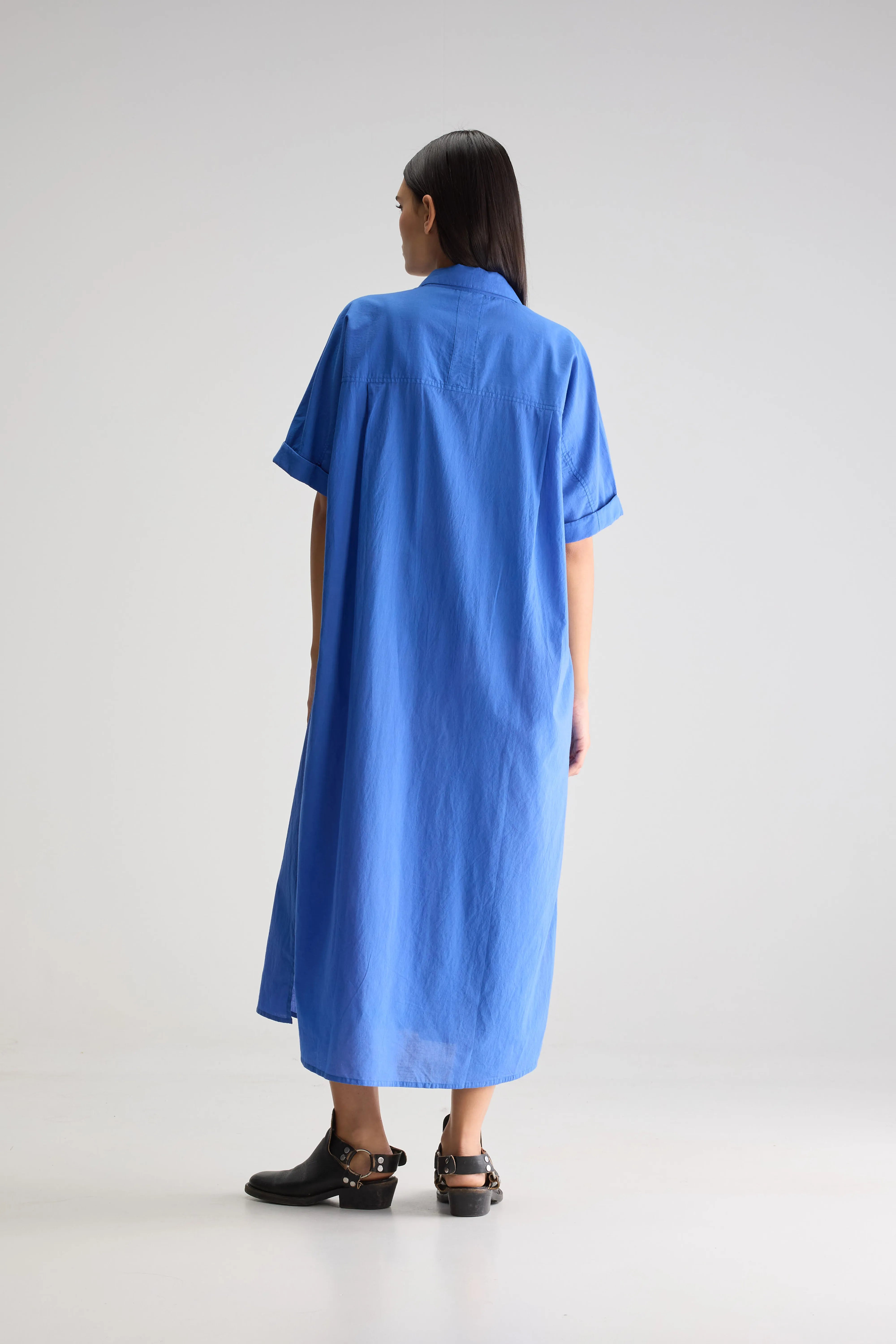 Keren Long Shirt Dress - Iris bloom For Women | Bellerose