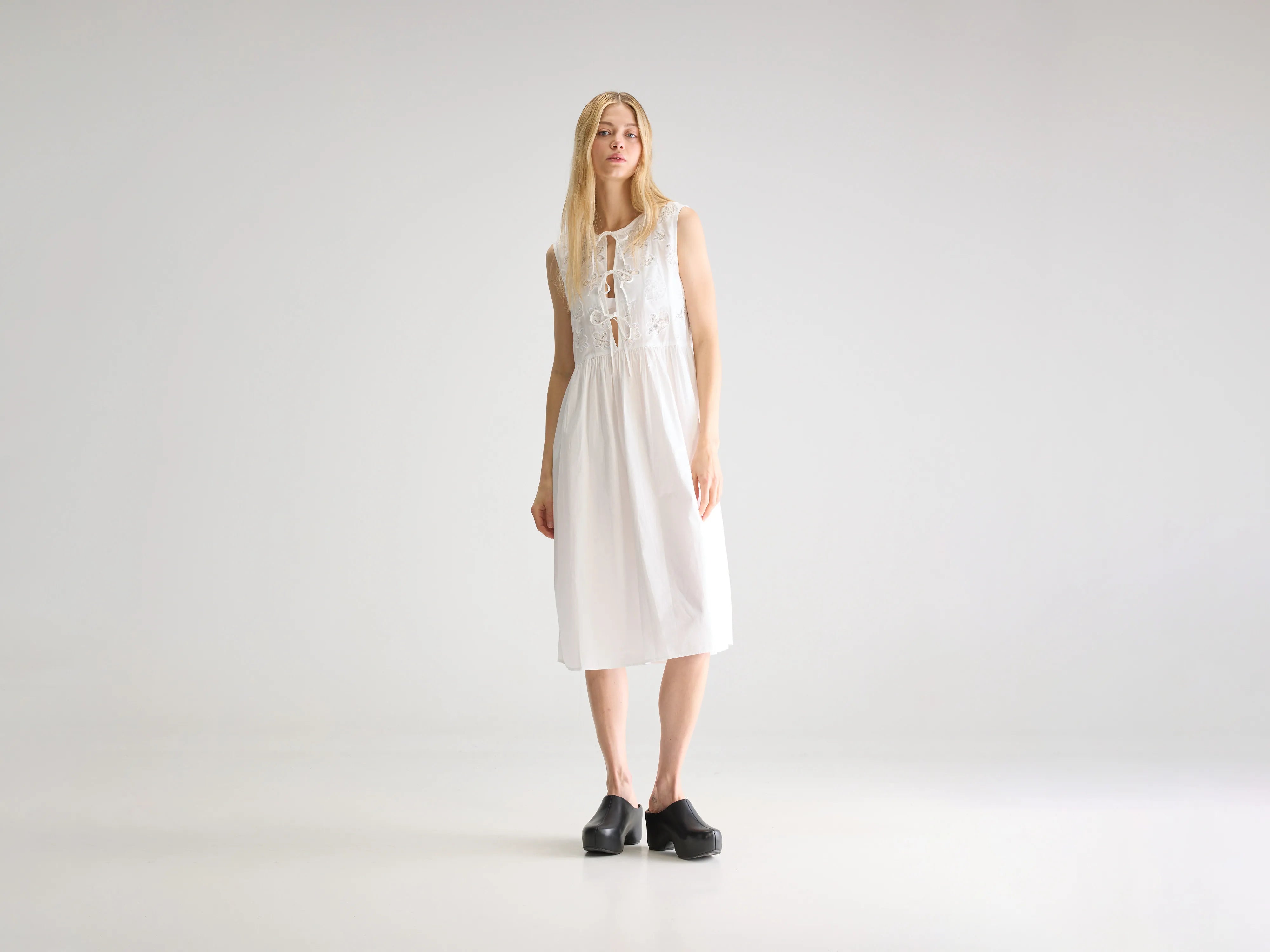 Dora midi dress (251 / W / WHITE)