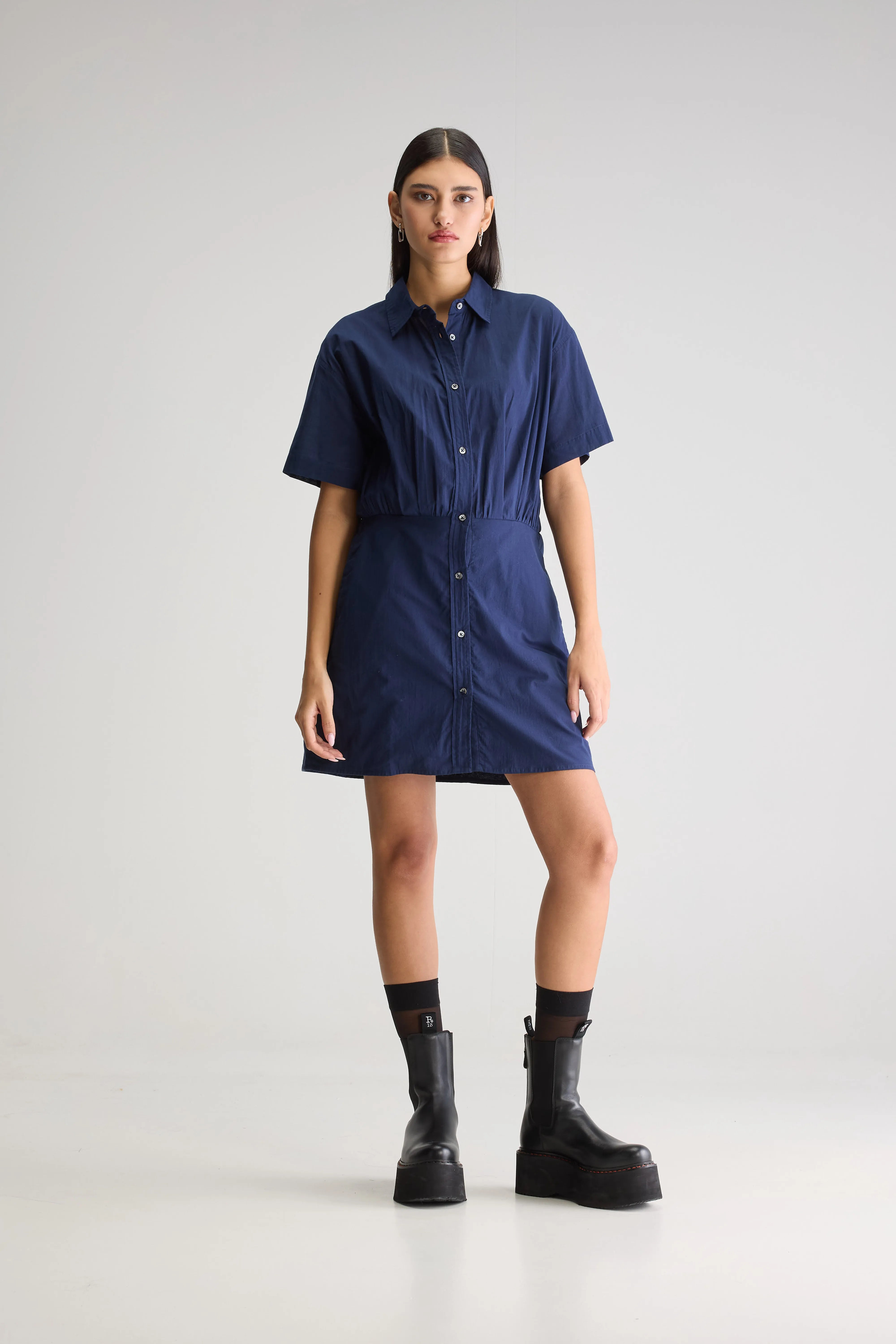 Kuala Shirt Dress - Ink For Women | Bellerose