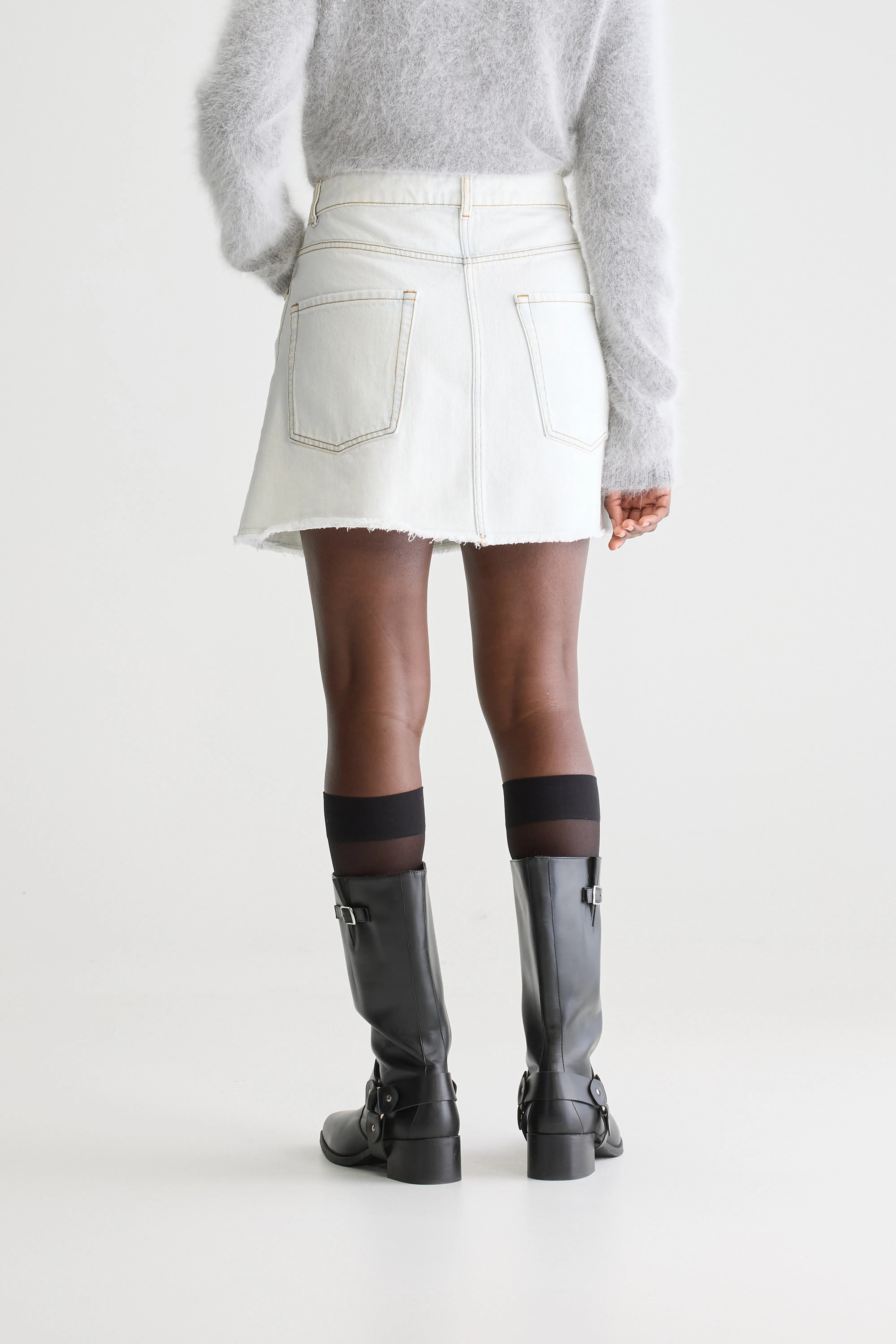 Mini-jupe En Denim Gwen - Ice bleach Pour Femme | Bellerose