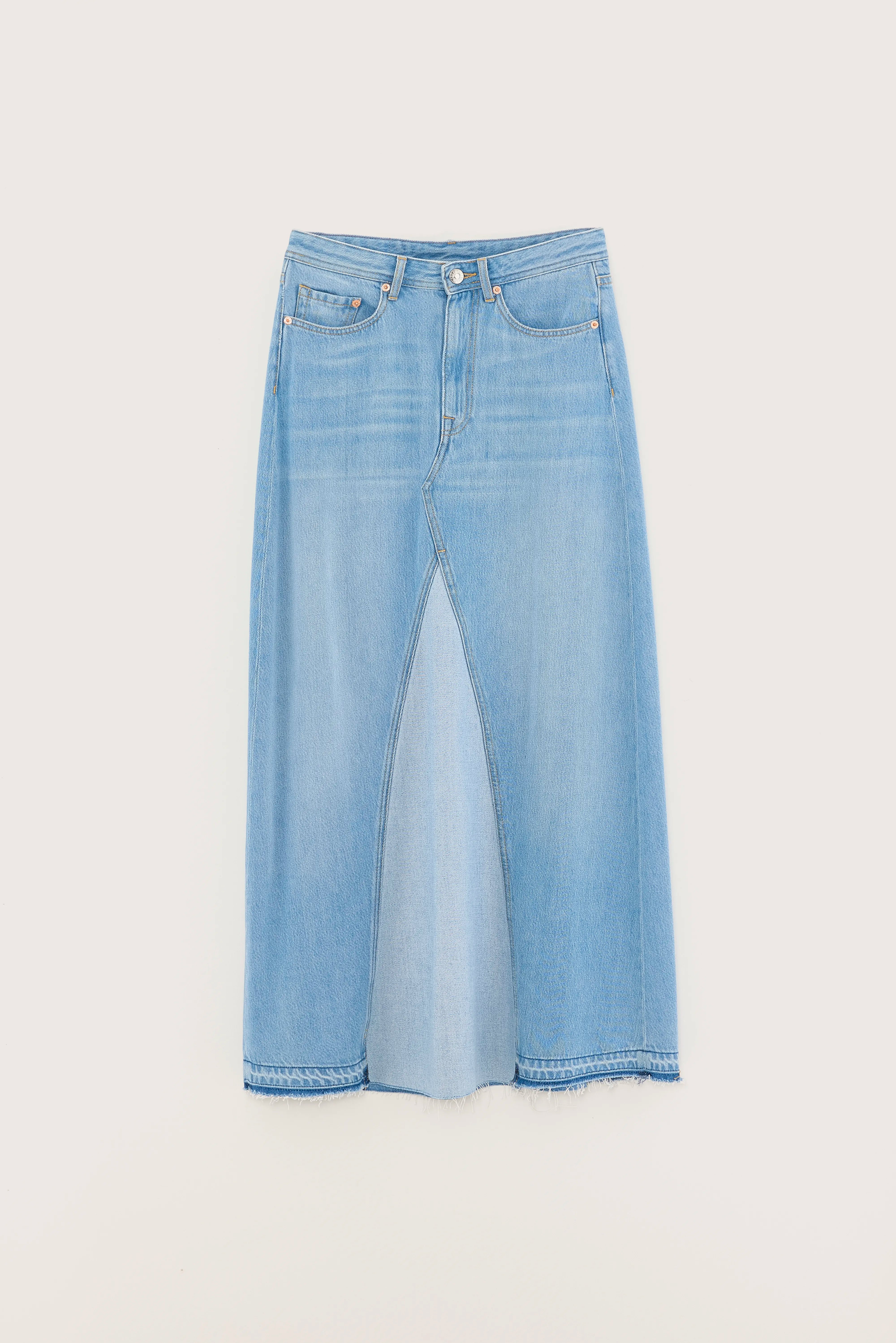 Pria maxi denim rok (251 / W / VINTAGE LT BLUE)