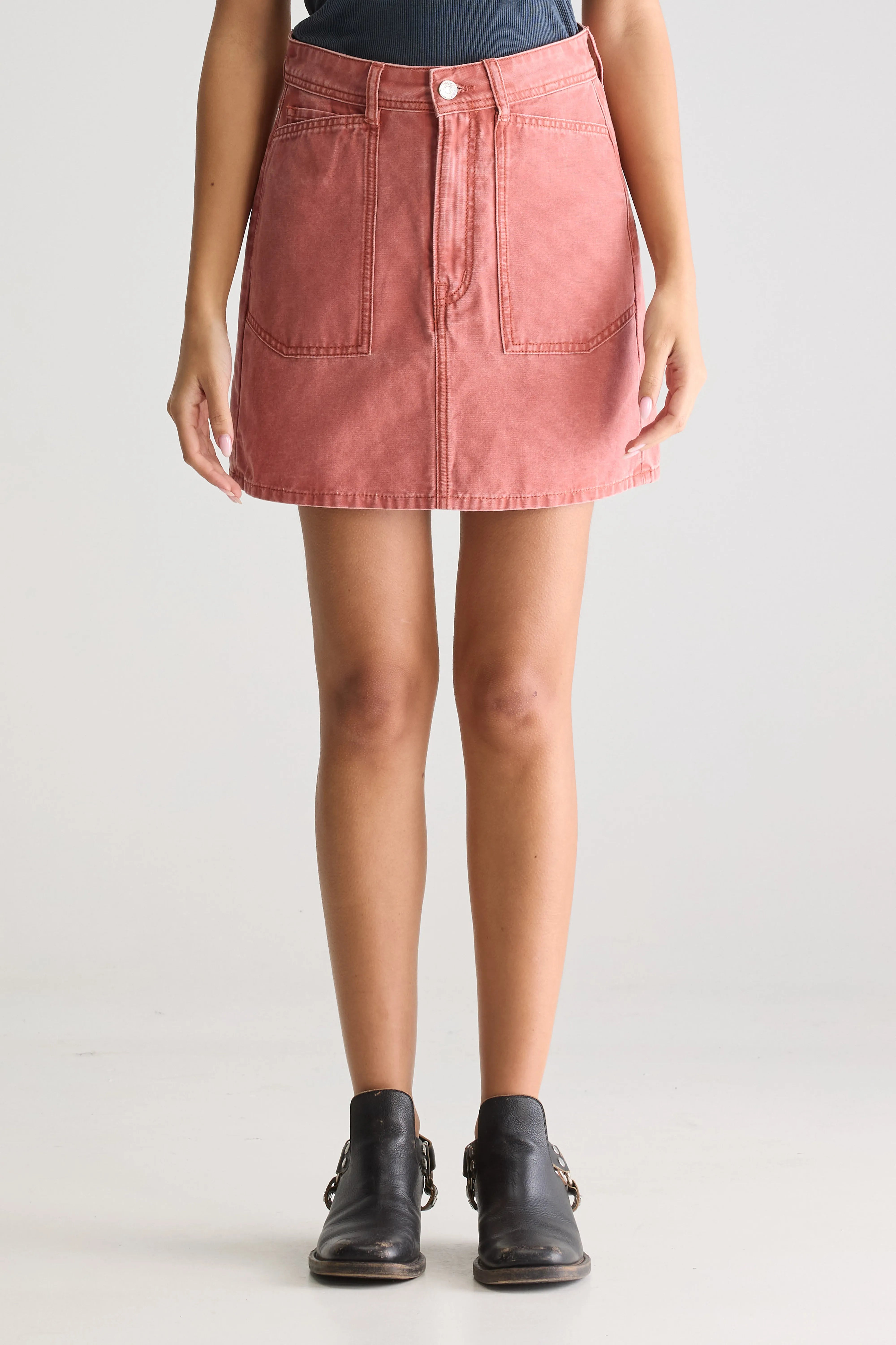 Pheba Mini Skirt - Canyon rose For Women | Bellerose