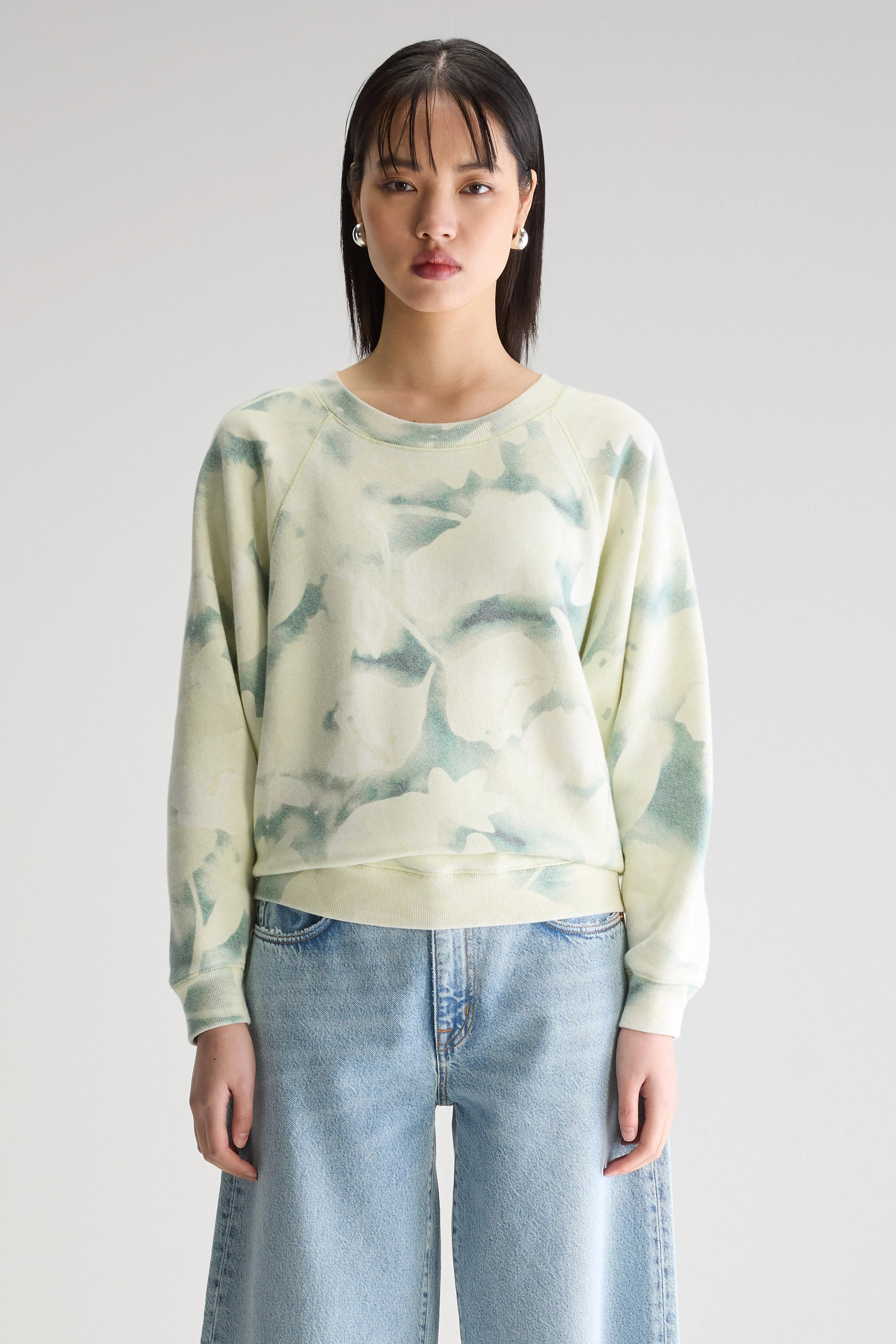 Fella Relaxed Sweatshirt - Honeydew For Women | Bellerose