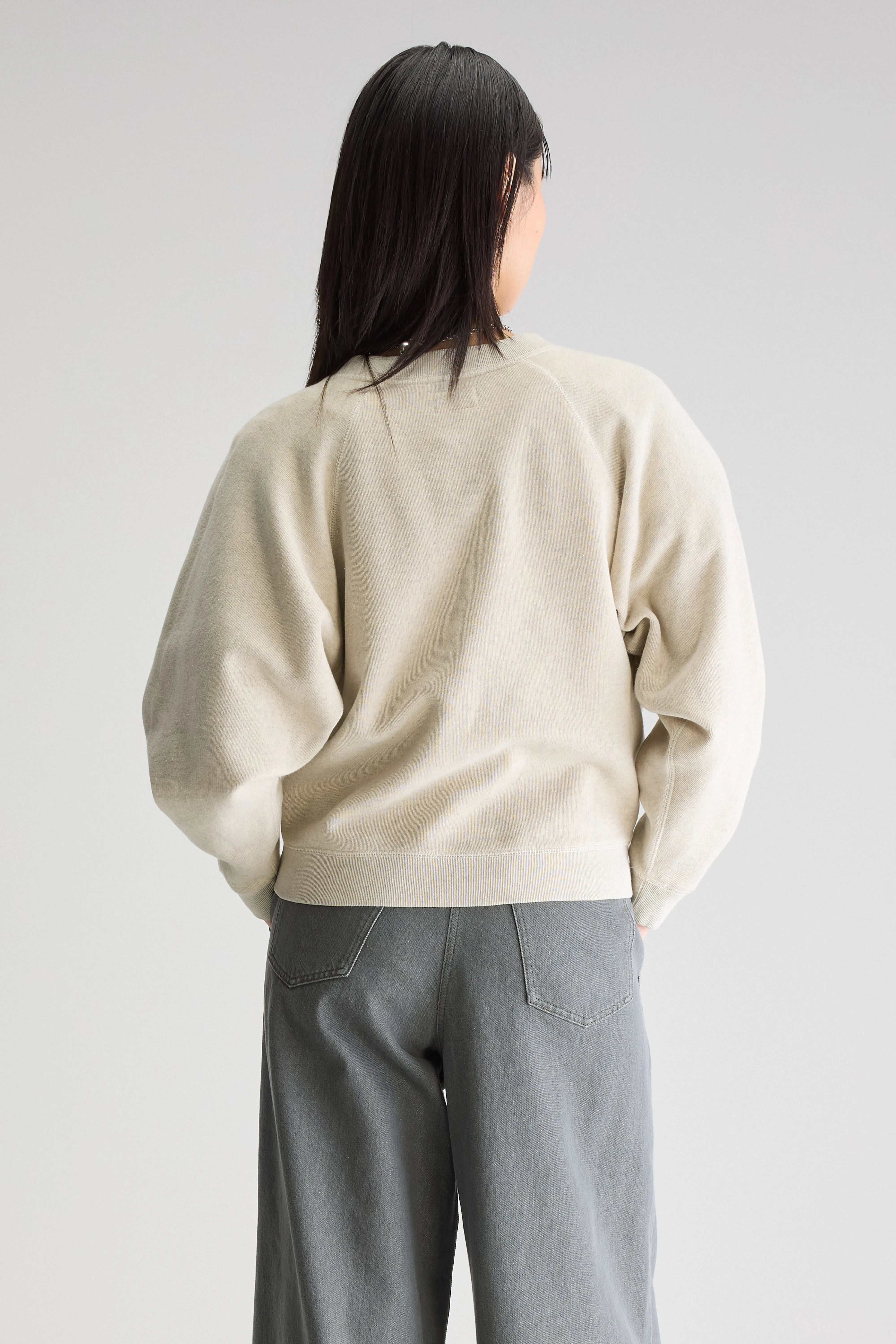 Fella Relaxed Sweatshirt - Chalk For Women | Bellerose