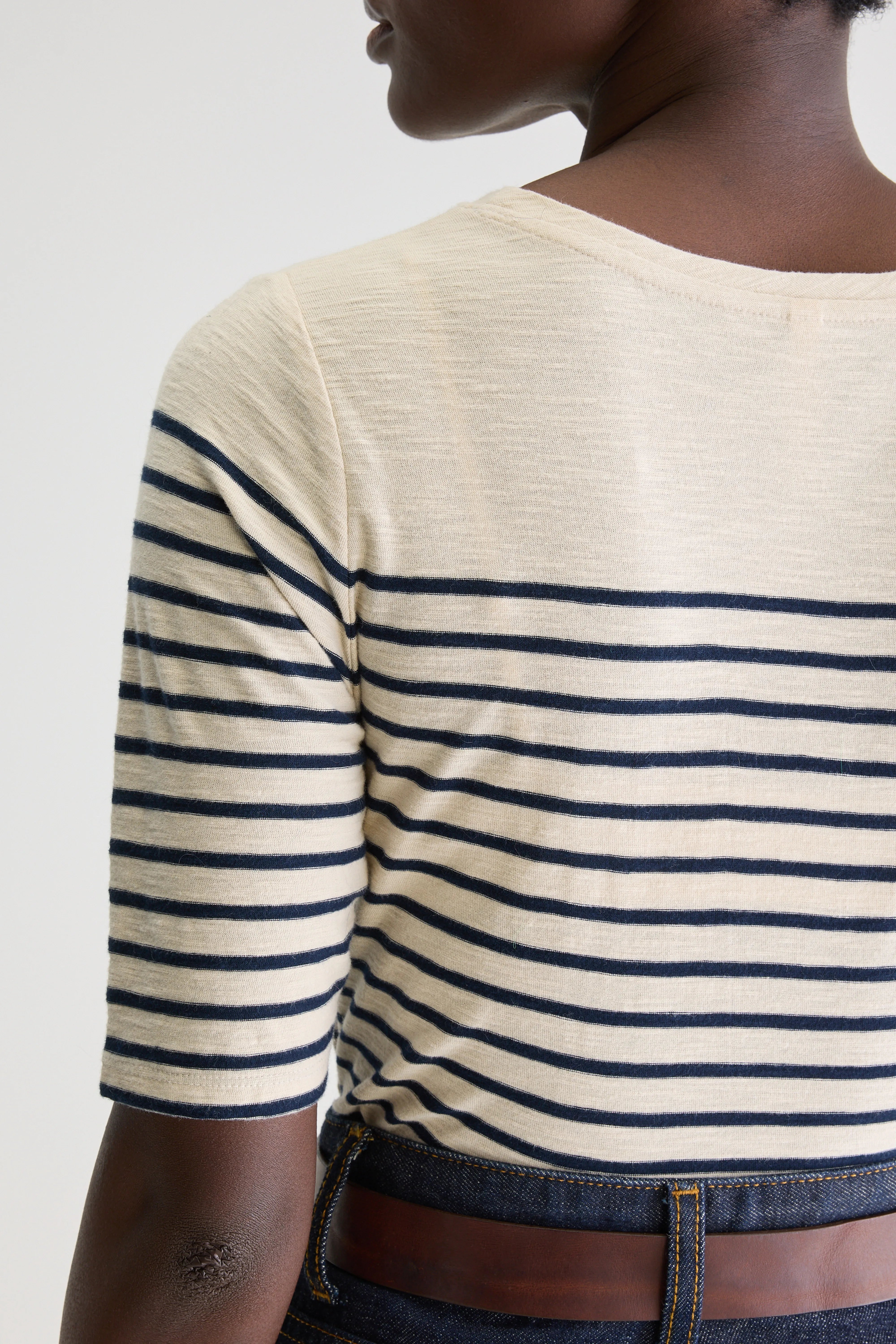 Mias slim t-shirt (251 / W / STRIPE A)